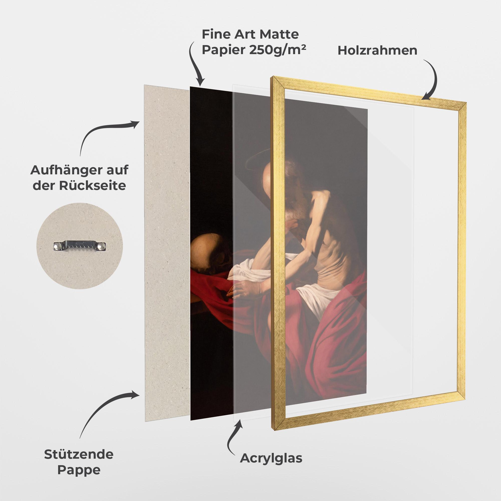 Gerahmte Poster Sant Jeroni Penitent mockup 1