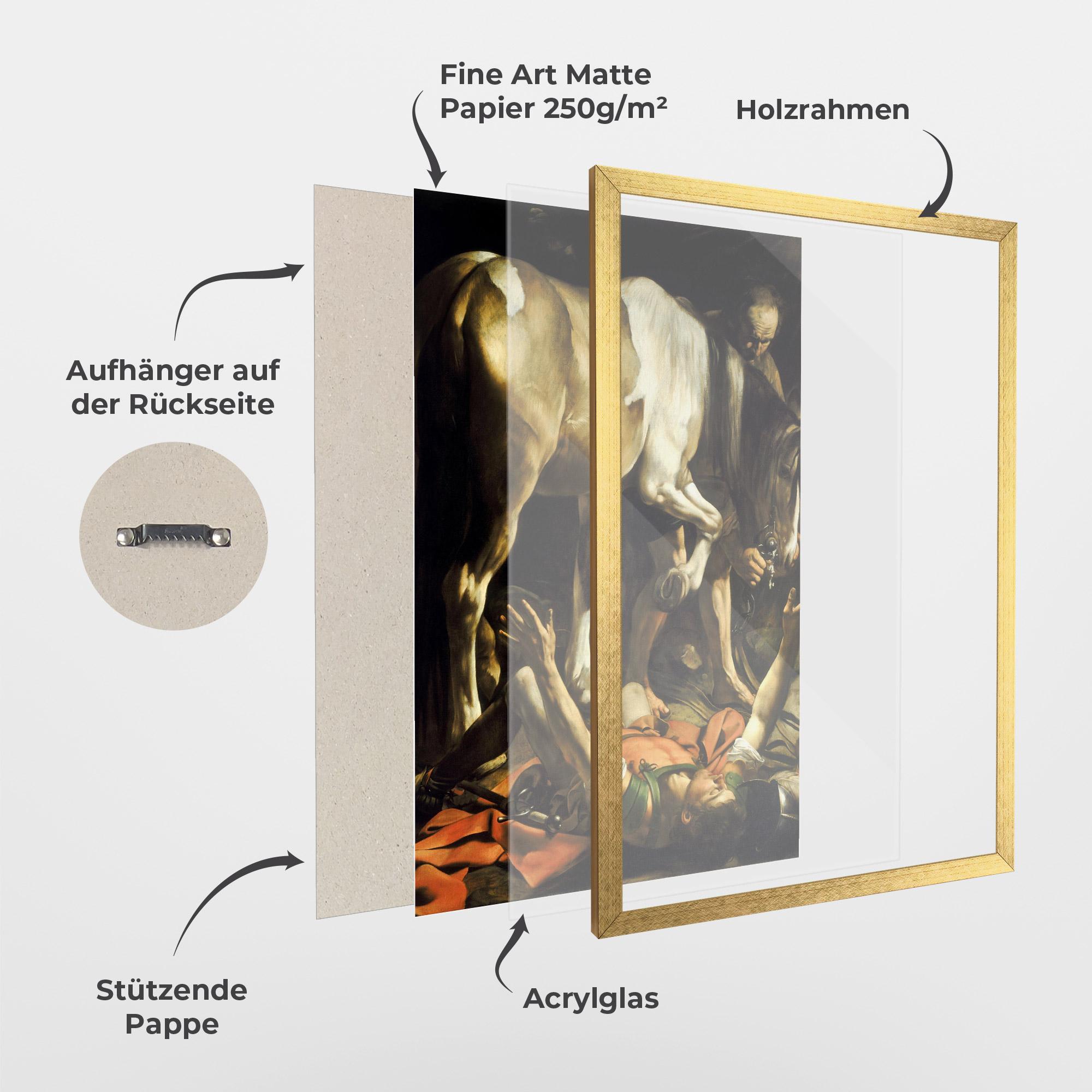 Gerahmte Poster The Way To Damascus mockup 1