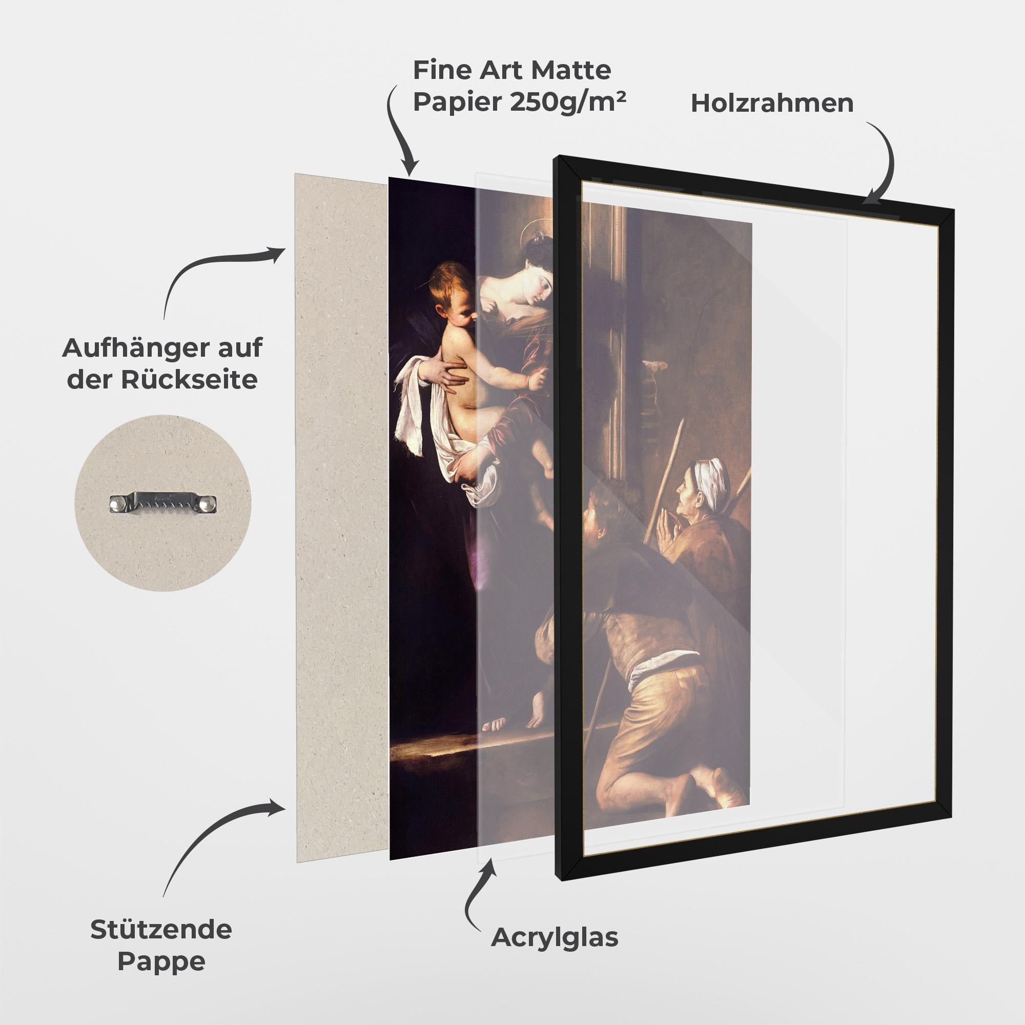 Gerahmte Poster Madonna Di Loreto mockup 1