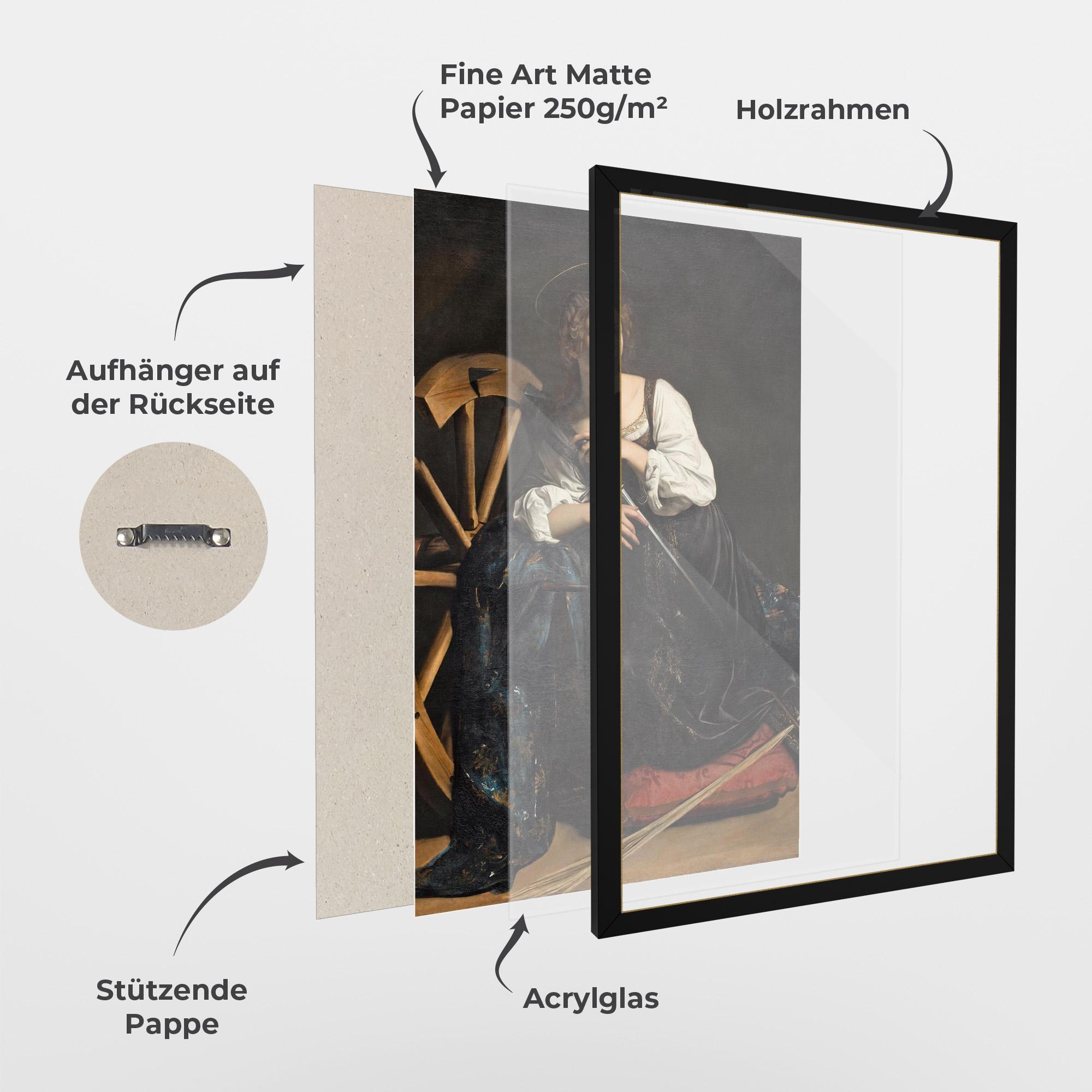 Gerahmte Poster Saint Catherine Of Alexandria mockup 1