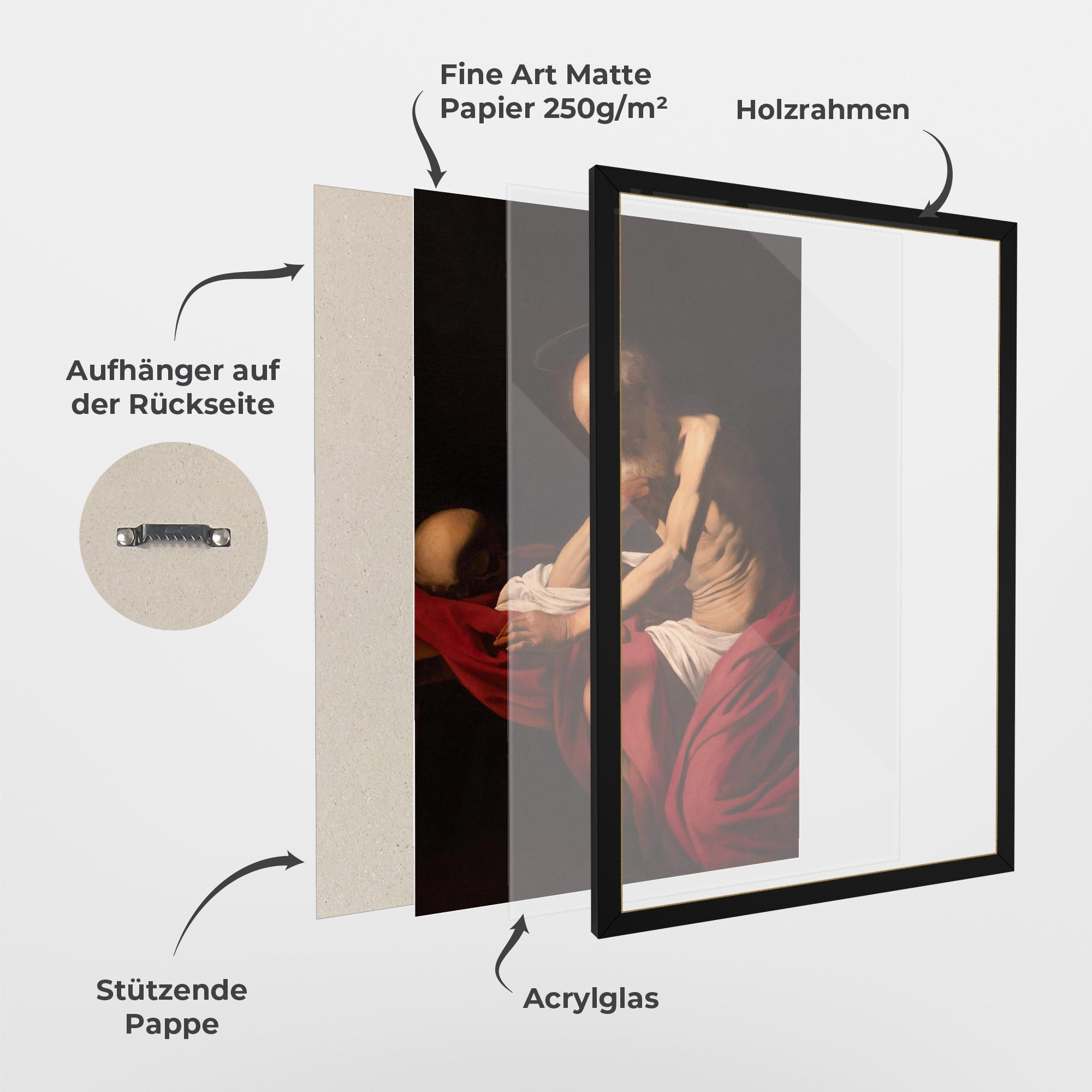 Gerahmte Poster Sant Jeroni Penitent mockup 1