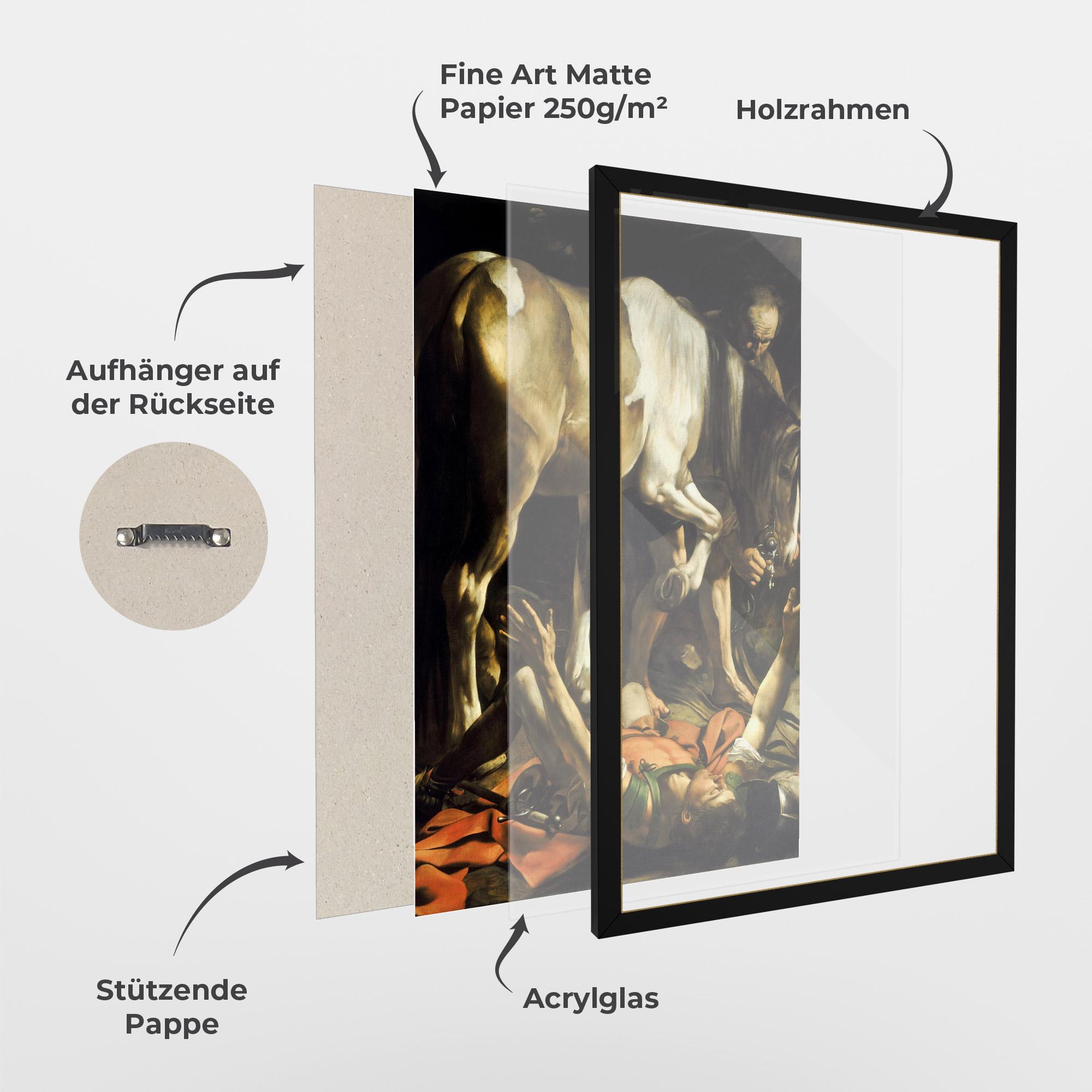 Gerahmte Poster The Way To Damascus mockup 1