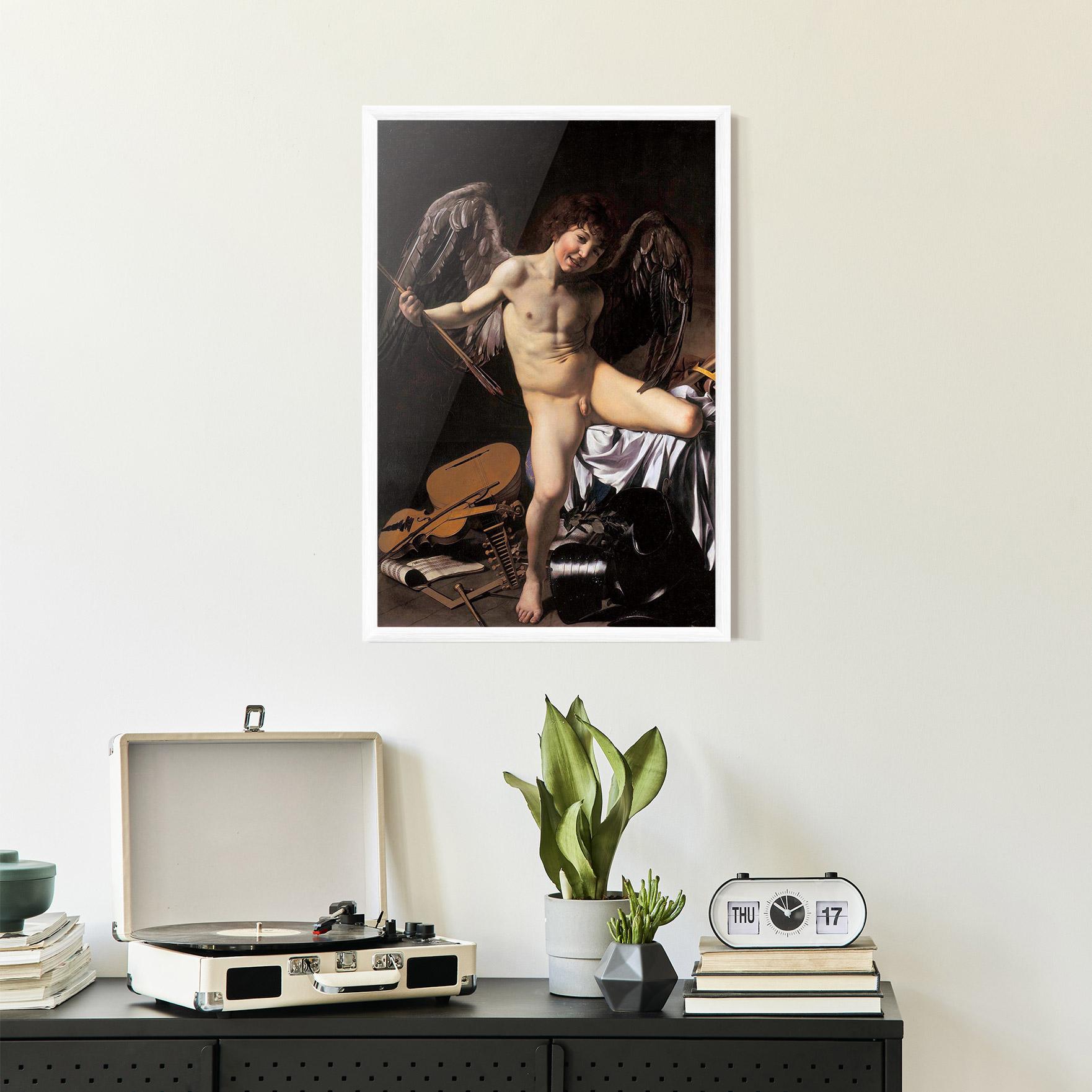 Gerahmte Poster Amor Vincet Omnia mockup 2