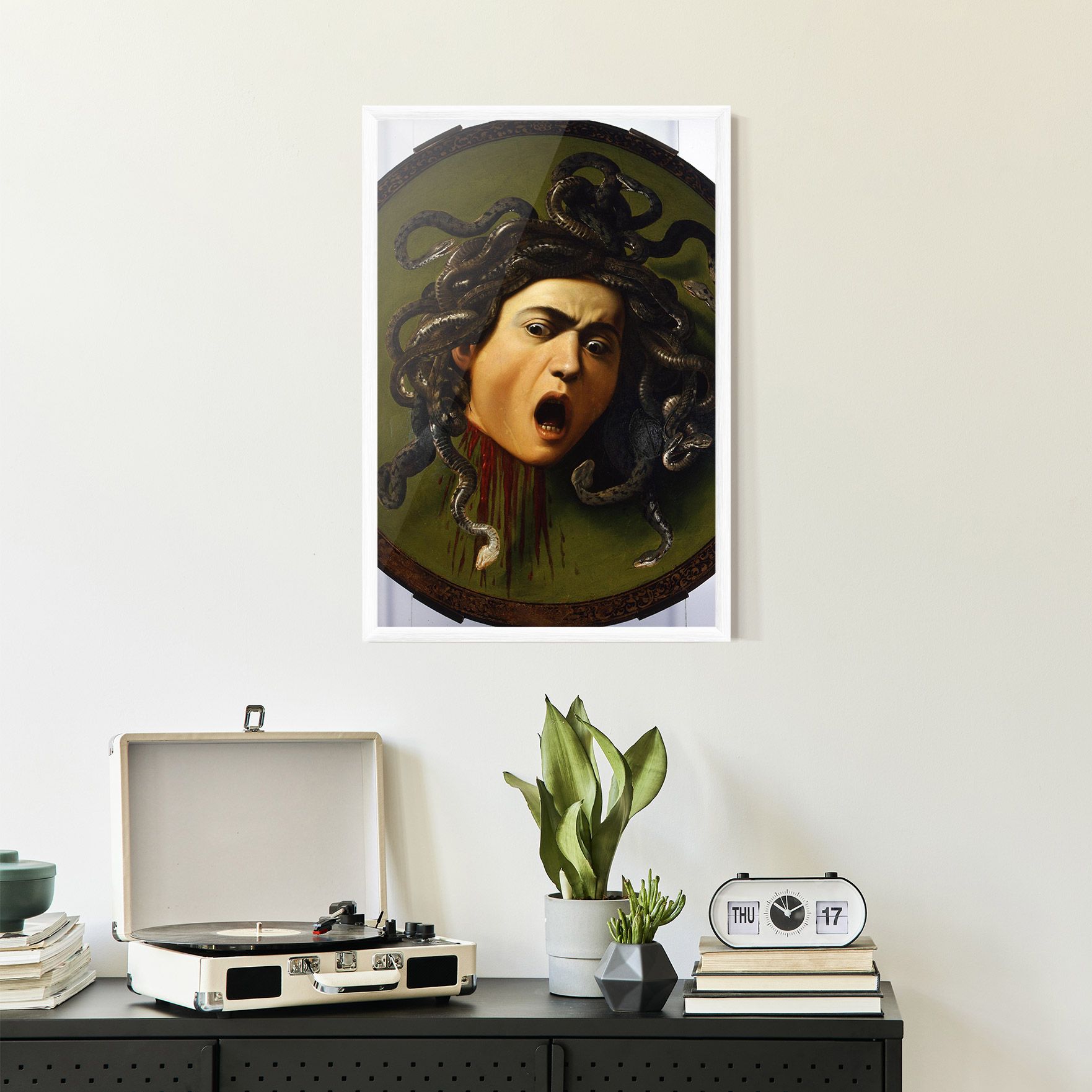 Caravaggio Medusa mockup 2