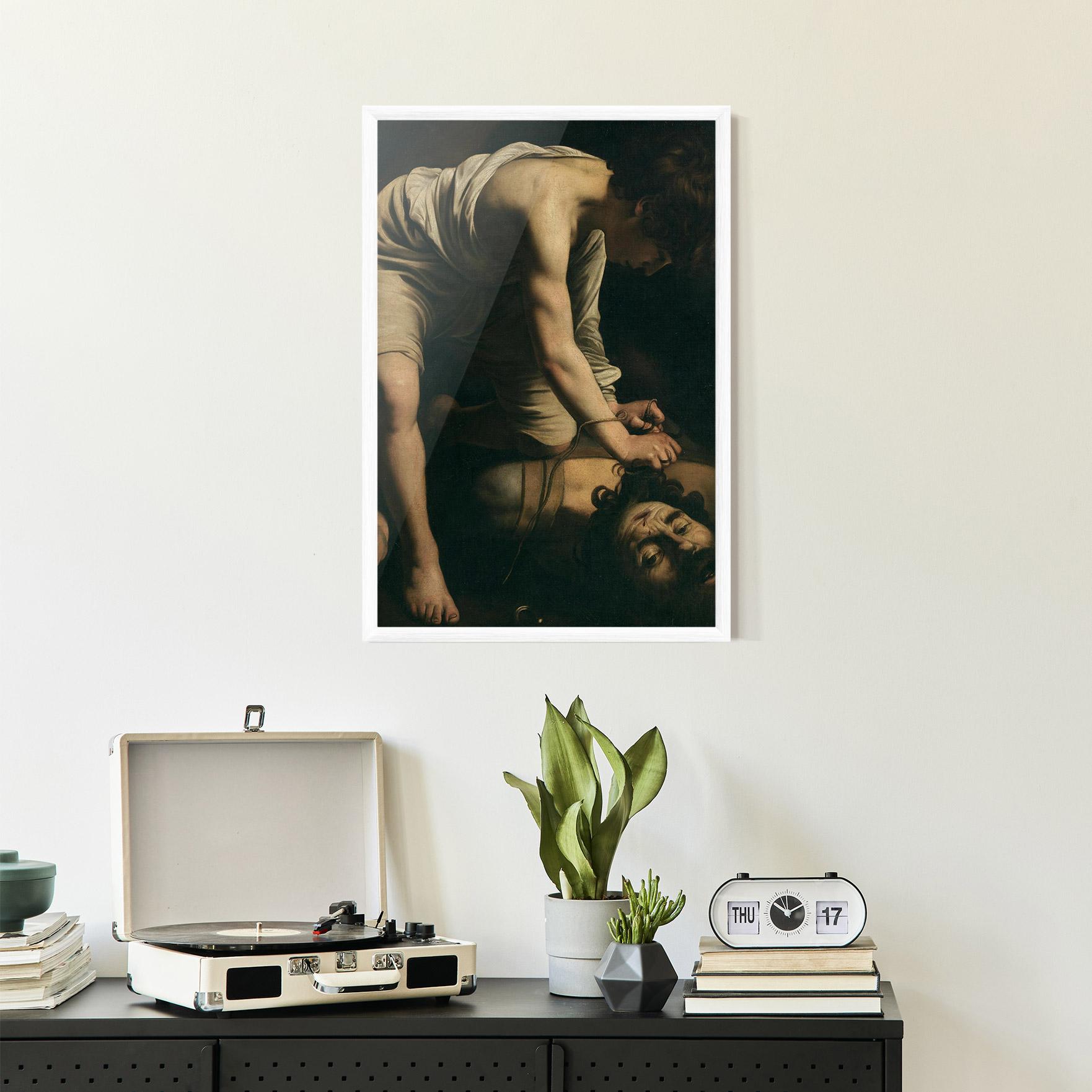 Gerahmte Poster David And Goliath mockup 2