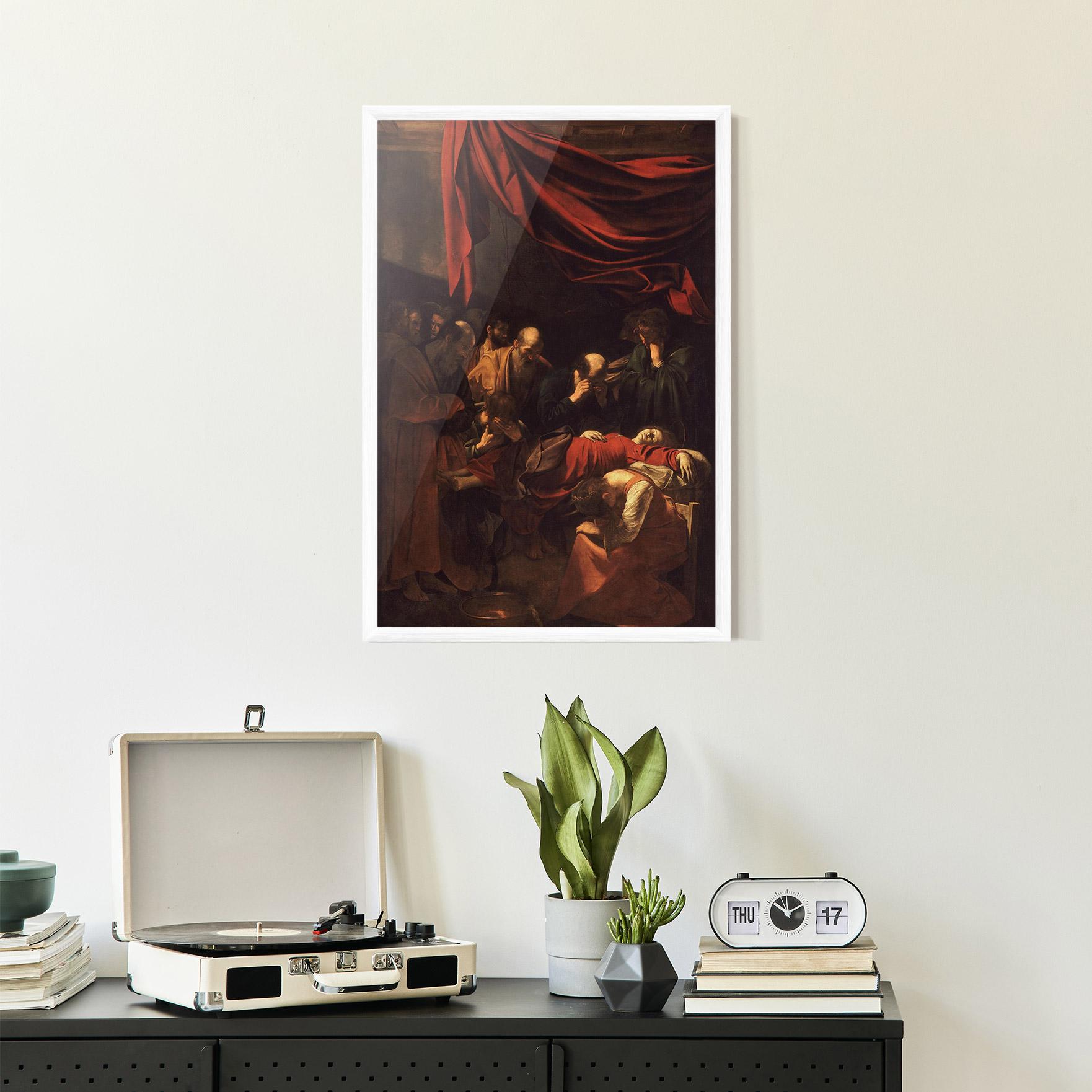 Gerahmte Poster Death Of The Virgin mockup 2