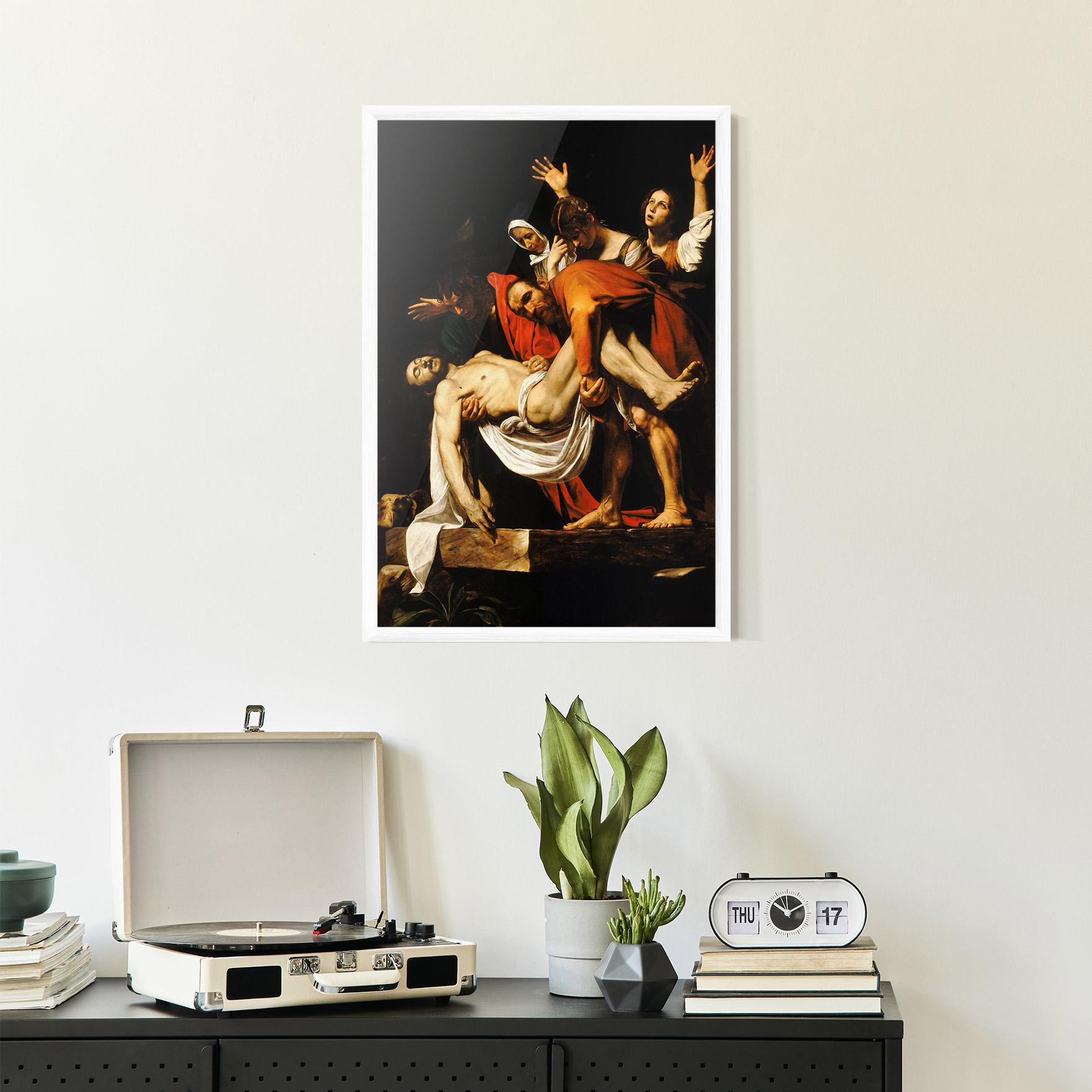 Gerahmte Poster The Entombment Of Christ mockup 2