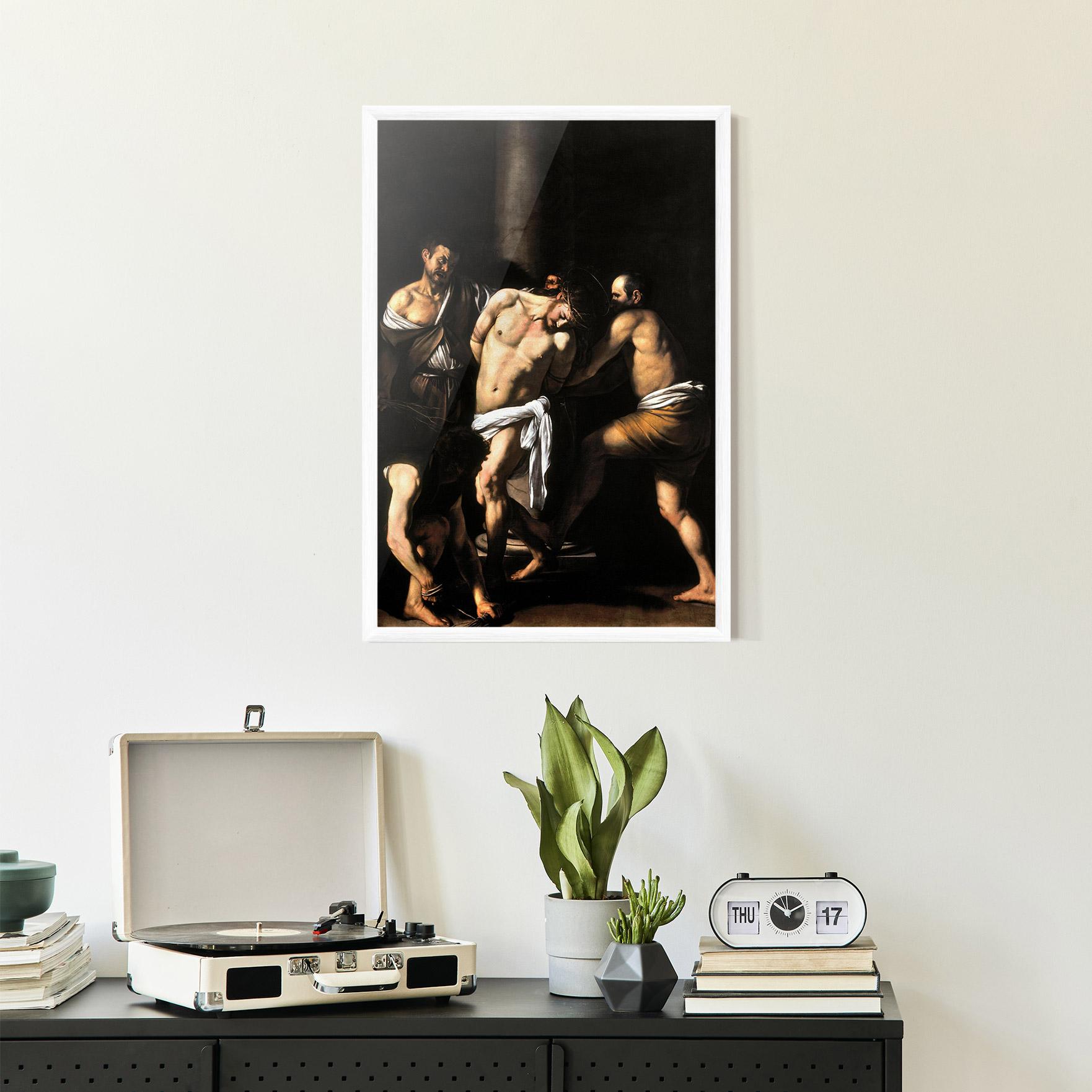 Gerahmte Poster The Flagellation Of Christ mockup 2