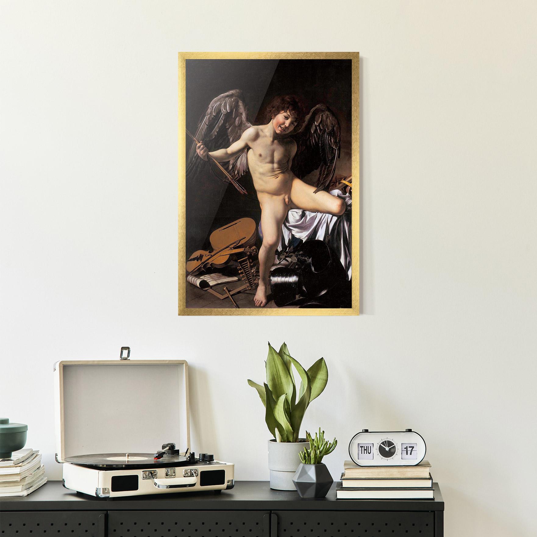 Gerahmte Poster Amor Vincet Omnia mockup 2