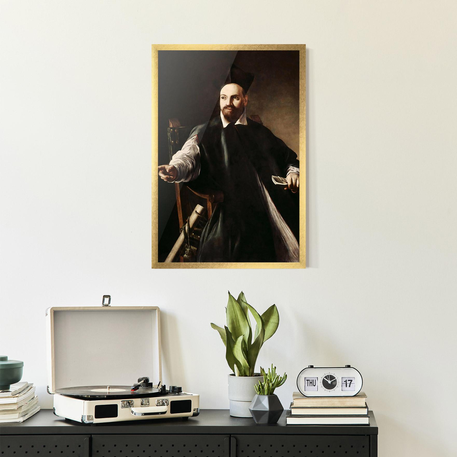 Gerahmte Poster Caravaggio Maffeo Barberini mockup 2
