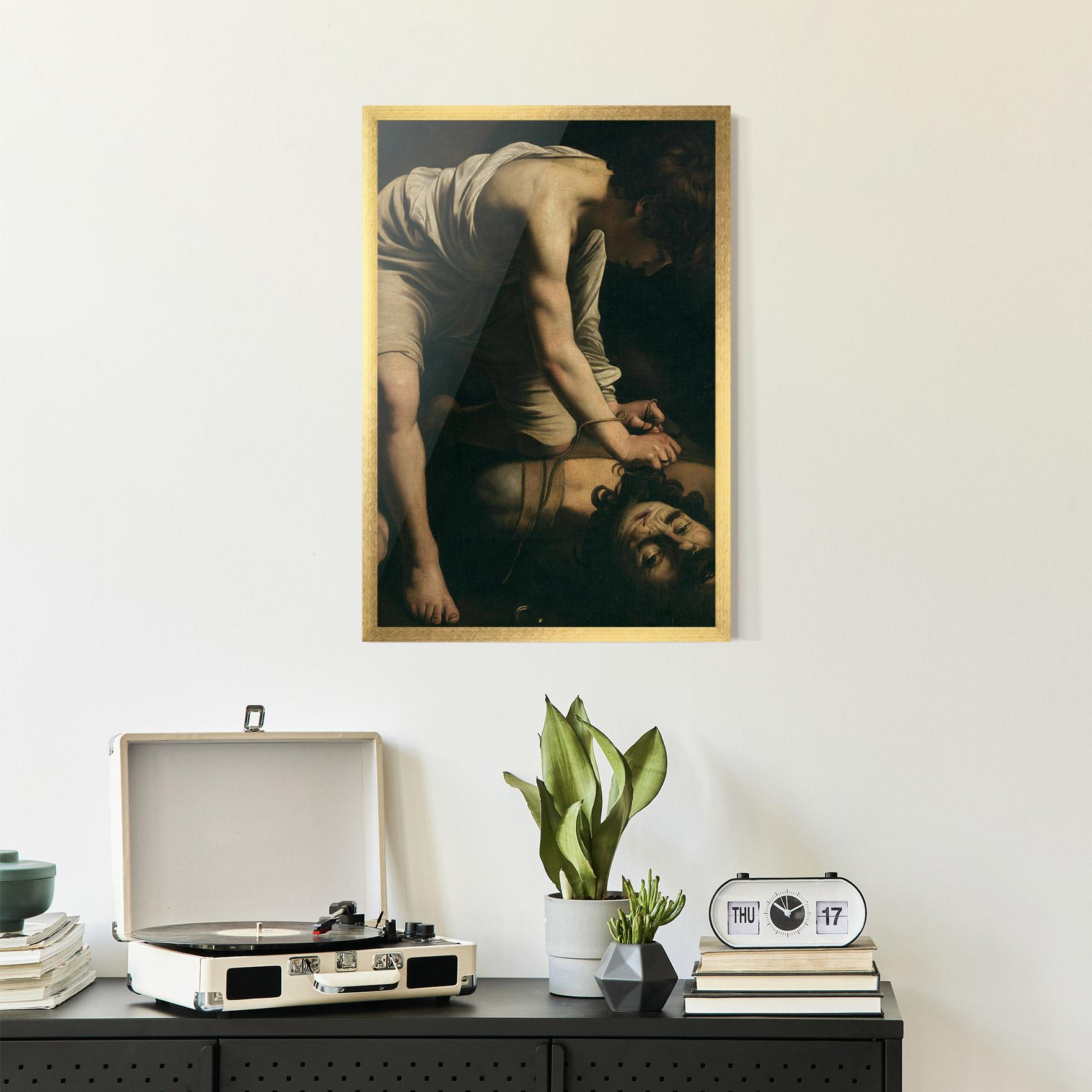 Gerahmte Poster David And Goliath mockup 2