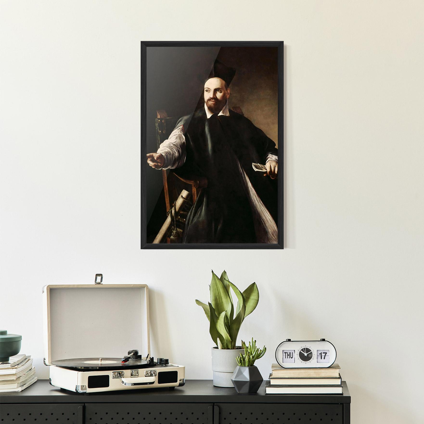 Gerahmte Poster Caravaggio Maffeo Barberini mockup 2