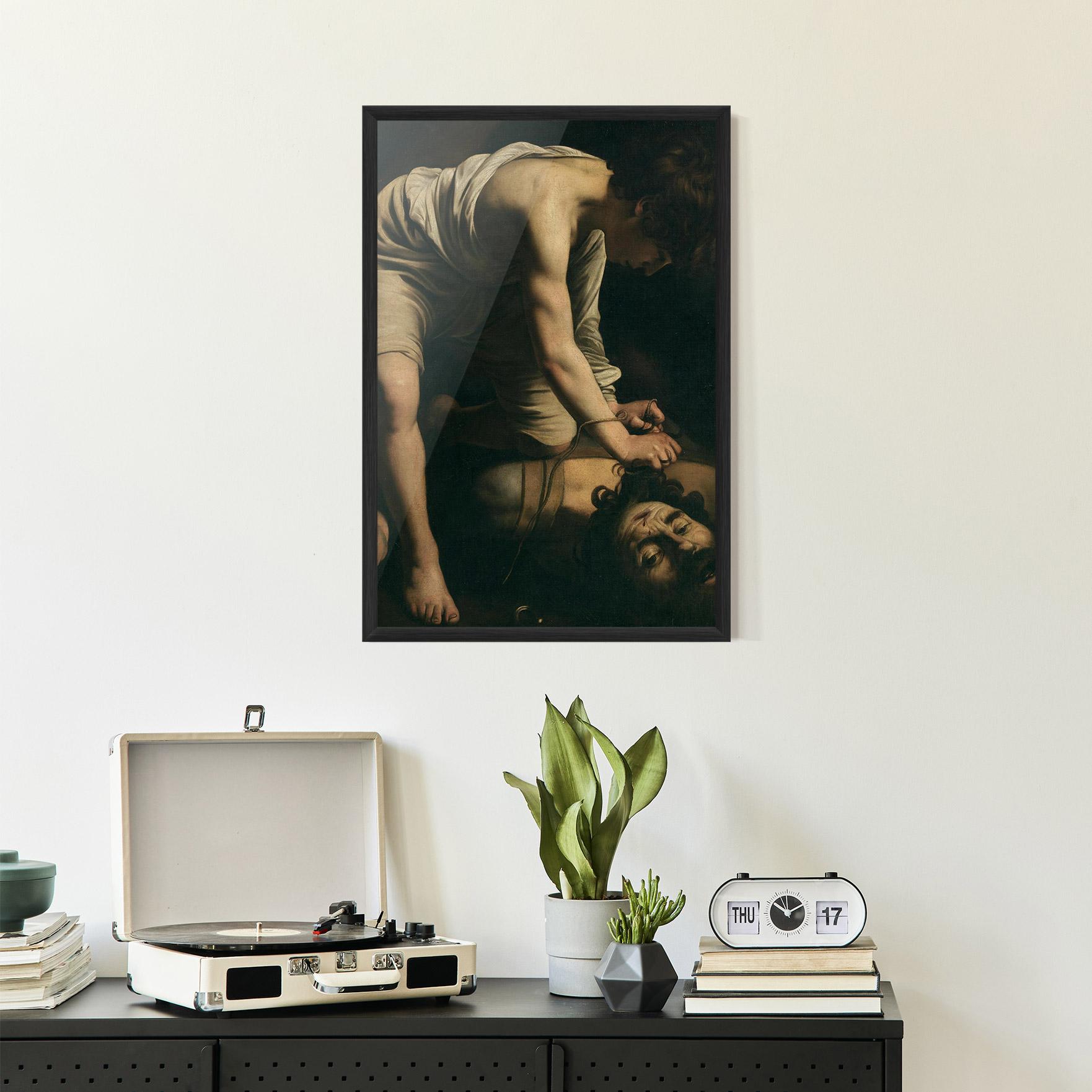 Gerahmte Poster David And Goliath mockup 2