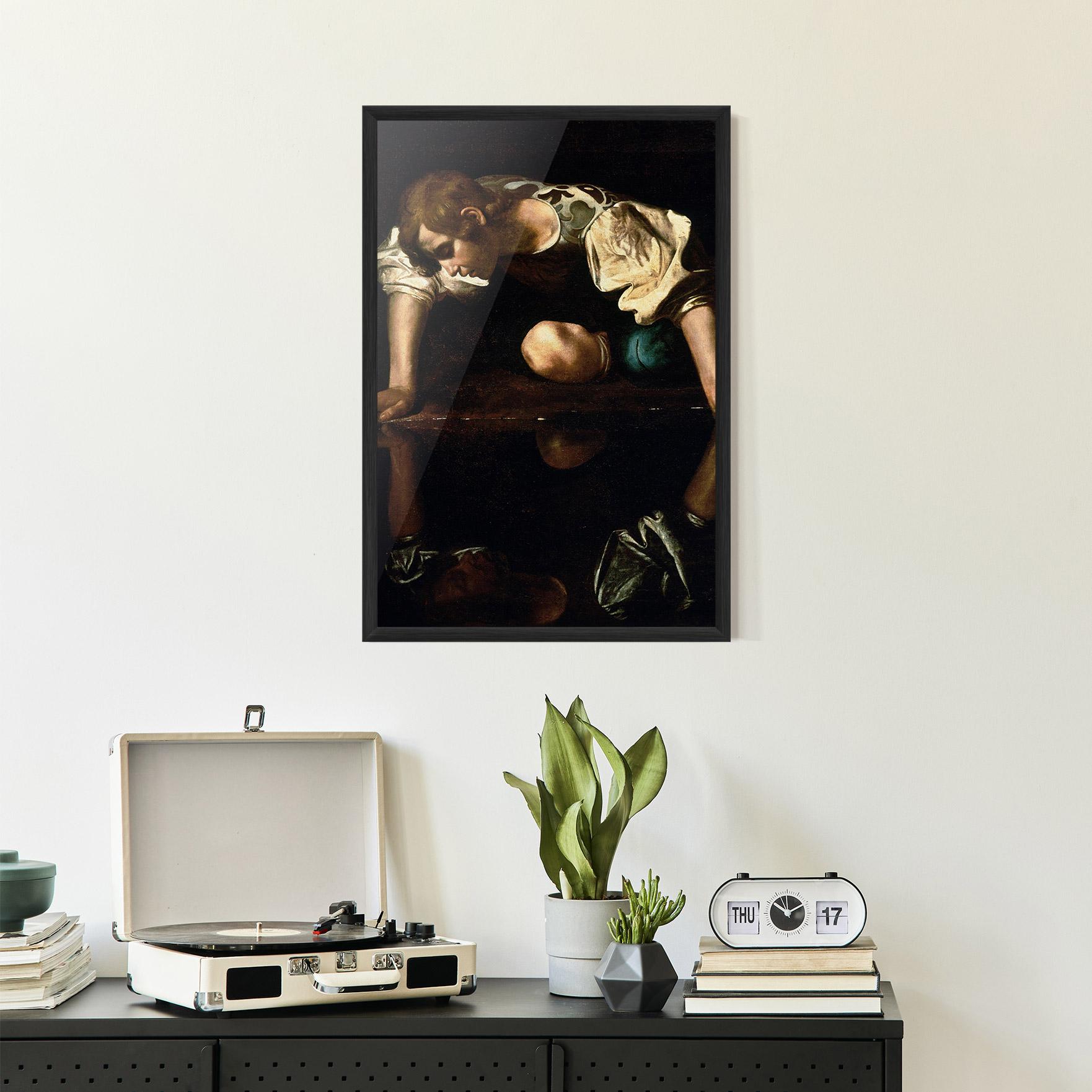 Gerahmte Poster Narcissus mockup 2