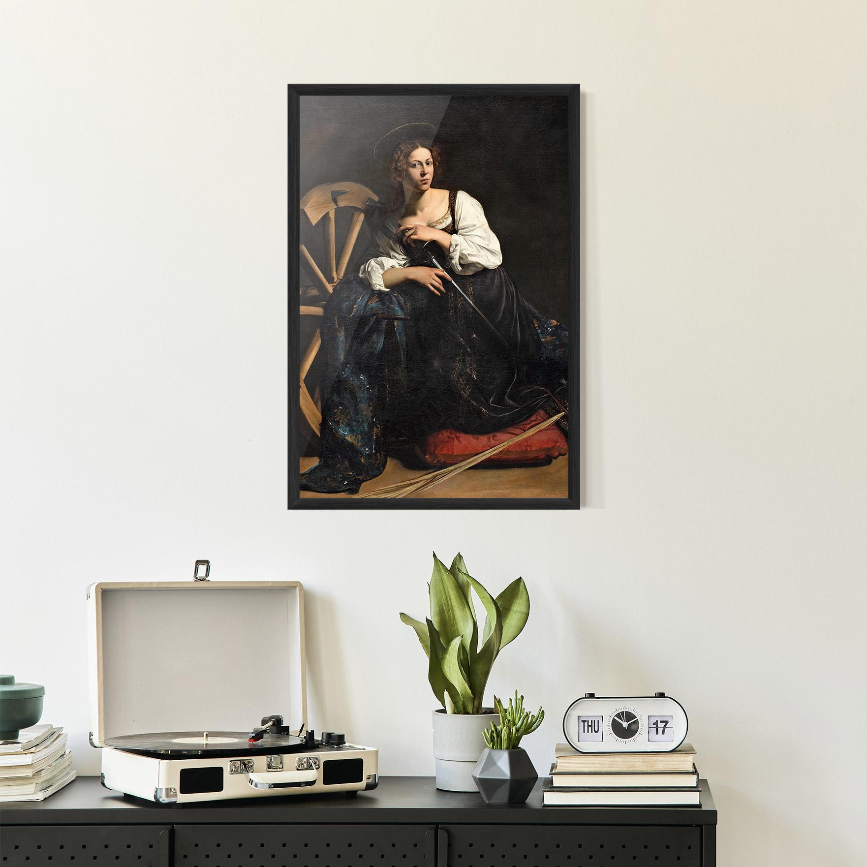 Gerahmte Poster Saint Catherine Of Alexandria mockup 2