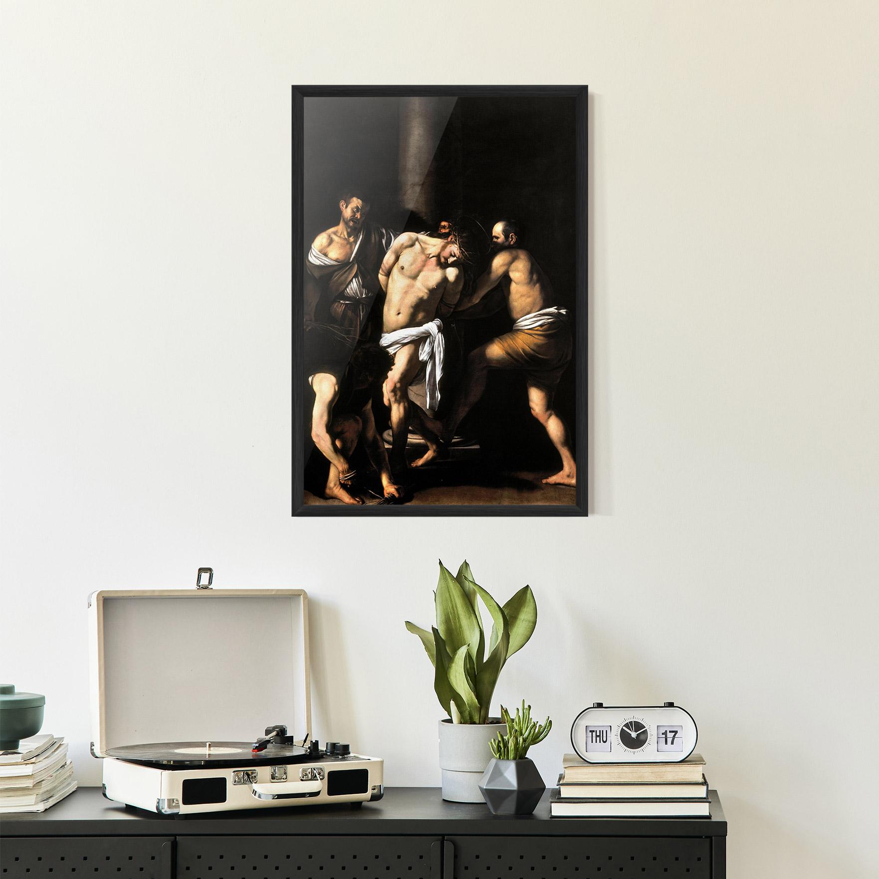 Gerahmte Poster The Flagellation Of Christ mockup 2