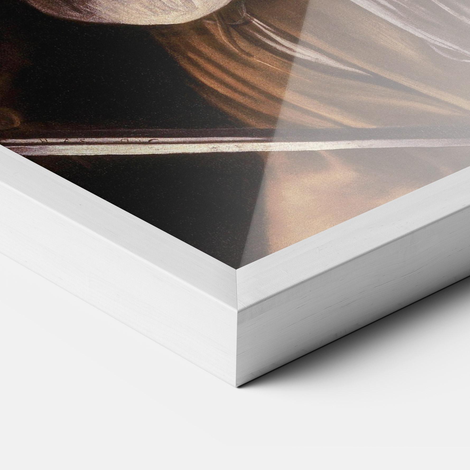 Gerahmte Poster David With The Head Of Goliath mockup 3