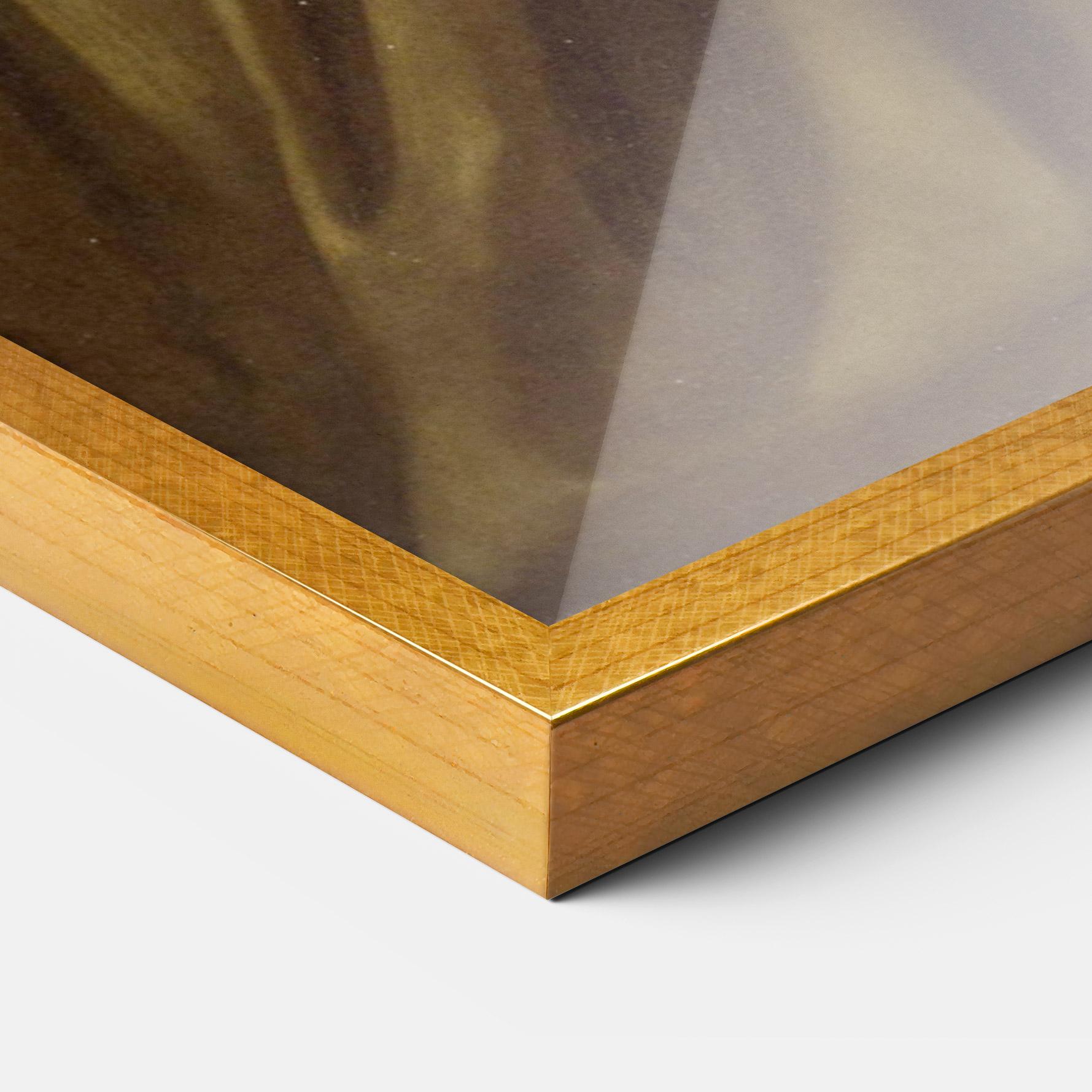 Gerahmte Poster Caravaggio Francis Prayer mockup 3