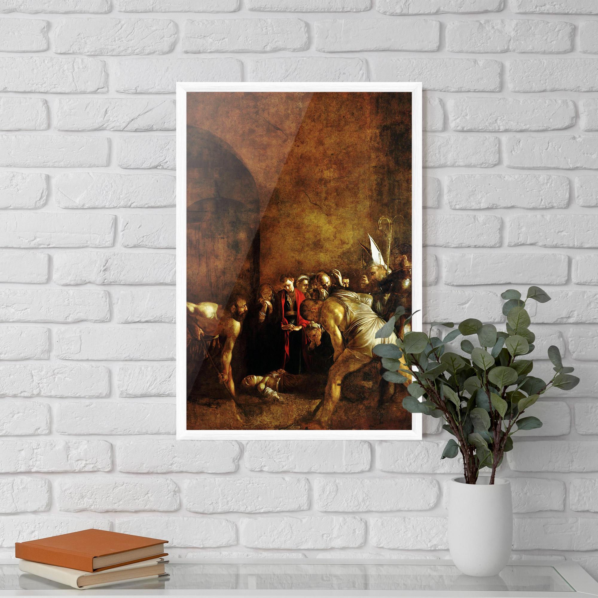 Gerahmte Poster Burial Of Saint Lucy mockup 5