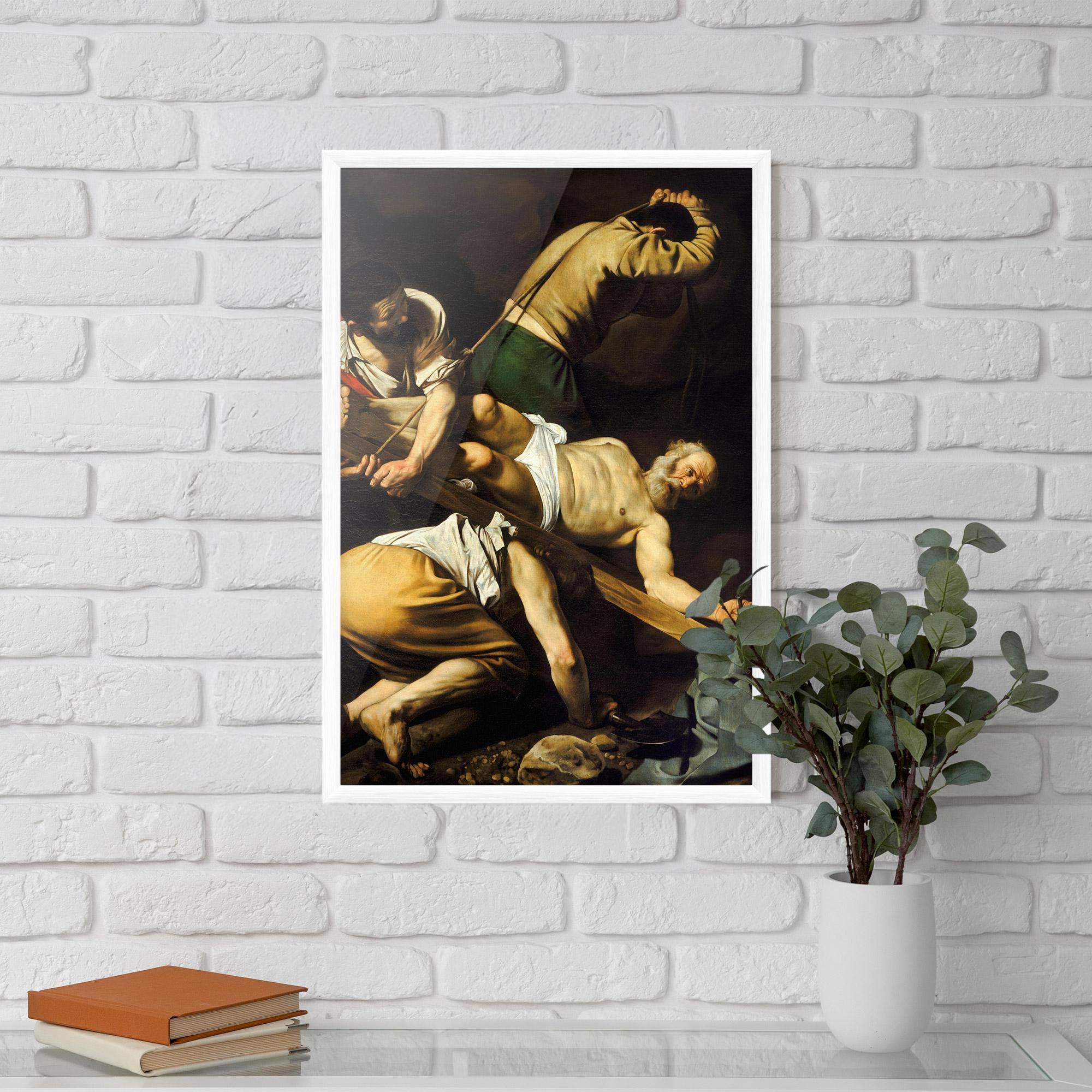 Gerahmte Poster Crucifixion Of Saint Peter mockup 5