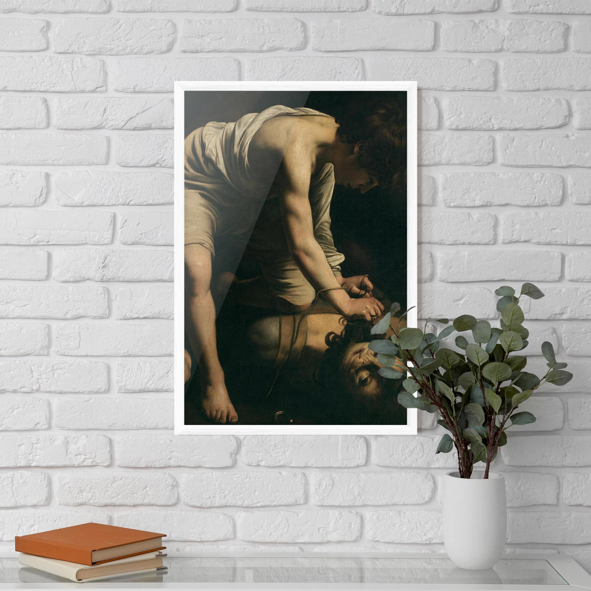 Gerahmte Poster David And Goliath mockup 5