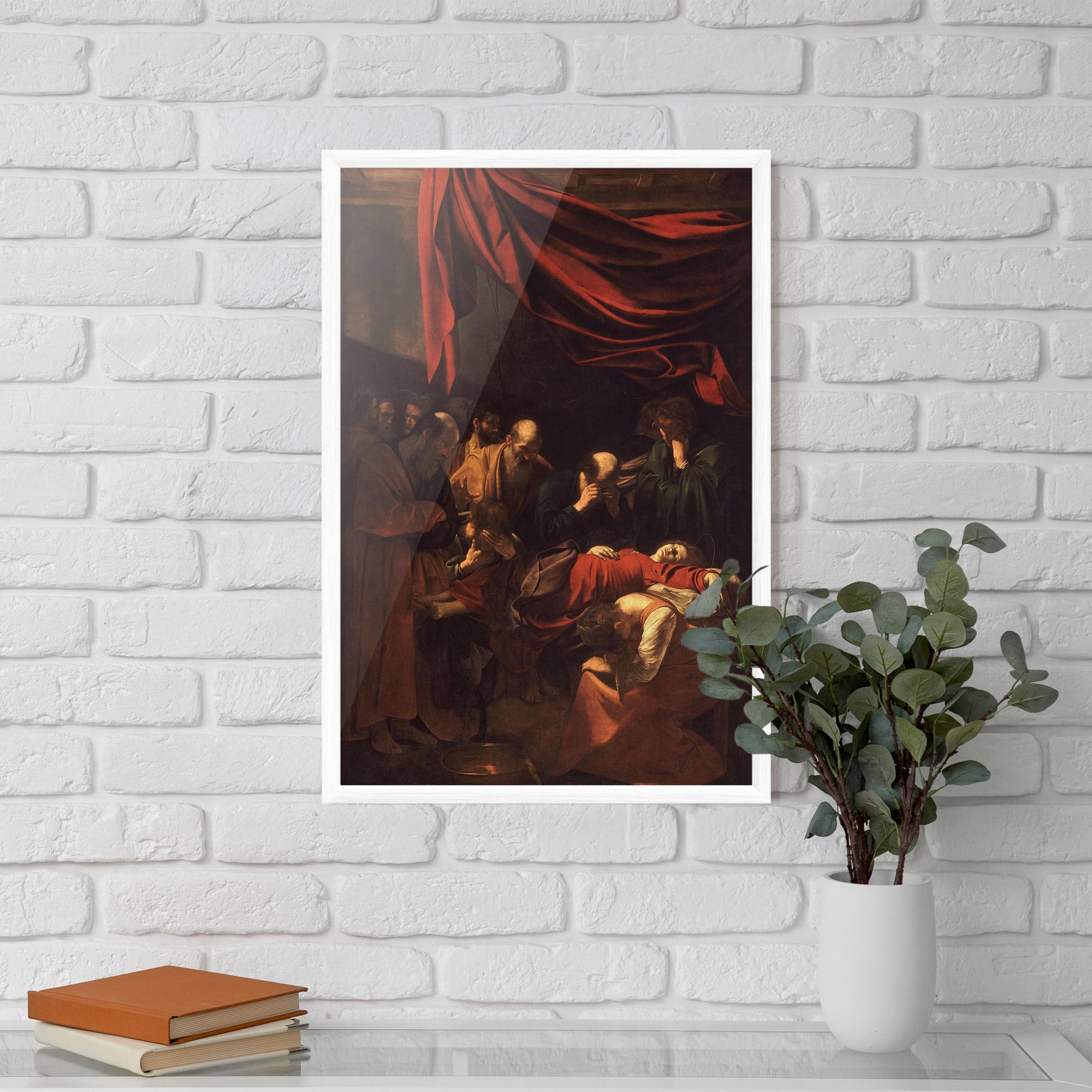 Gerahmte Poster Death Of The Virgin mockup 5