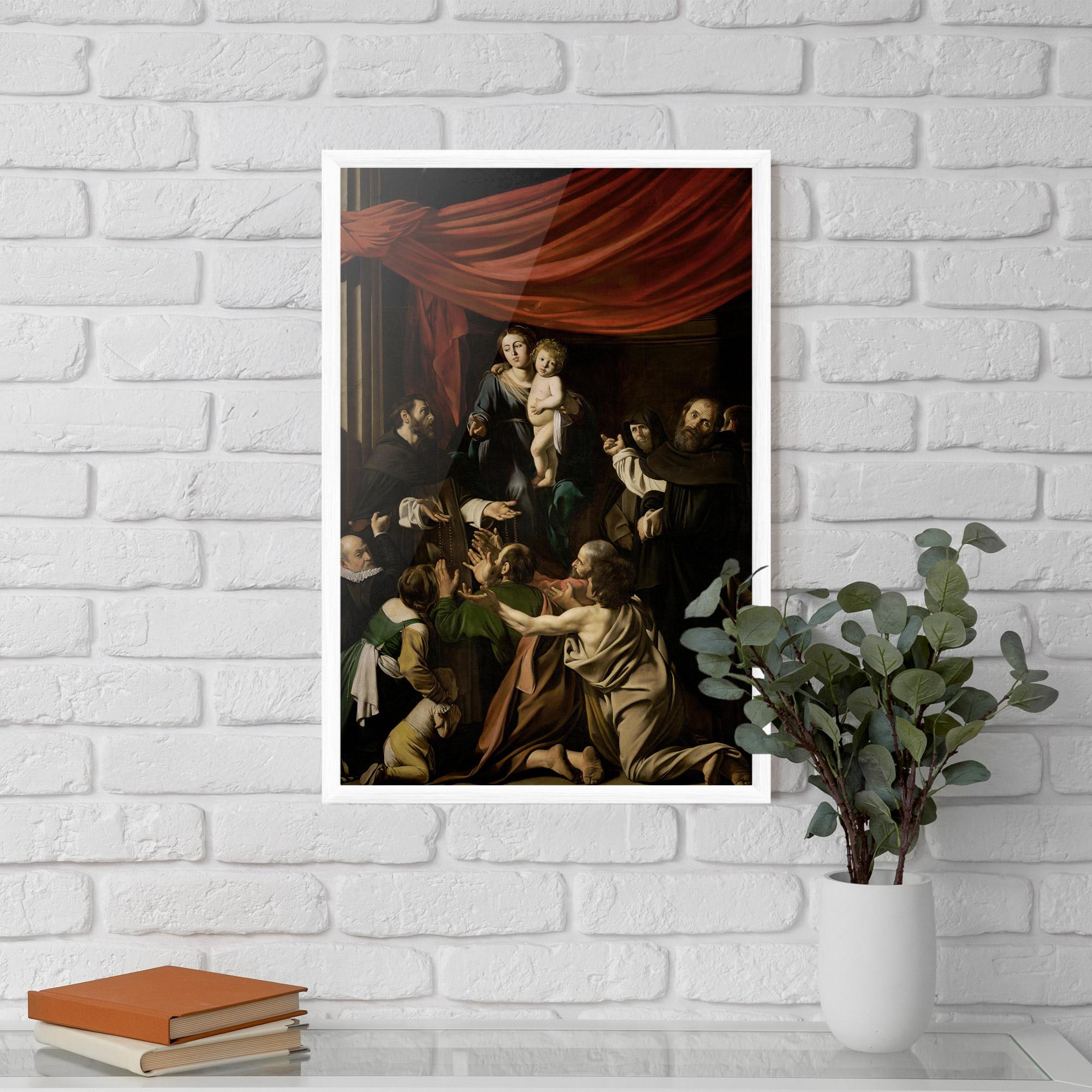 Gerahmte Poster Madonna Of The Rosary mockup 5