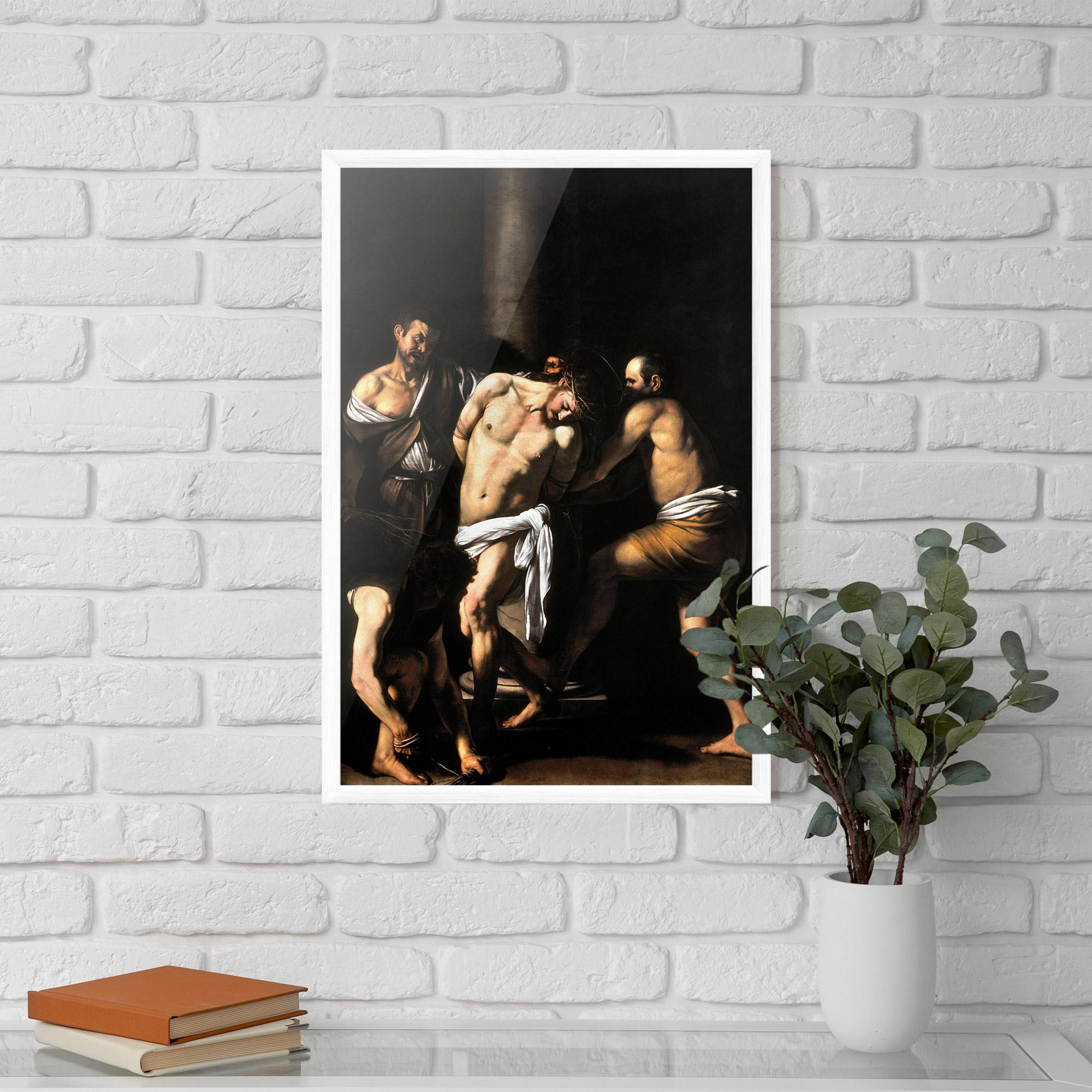 Gerahmte Poster The Flagellation Of Christ mockup 5