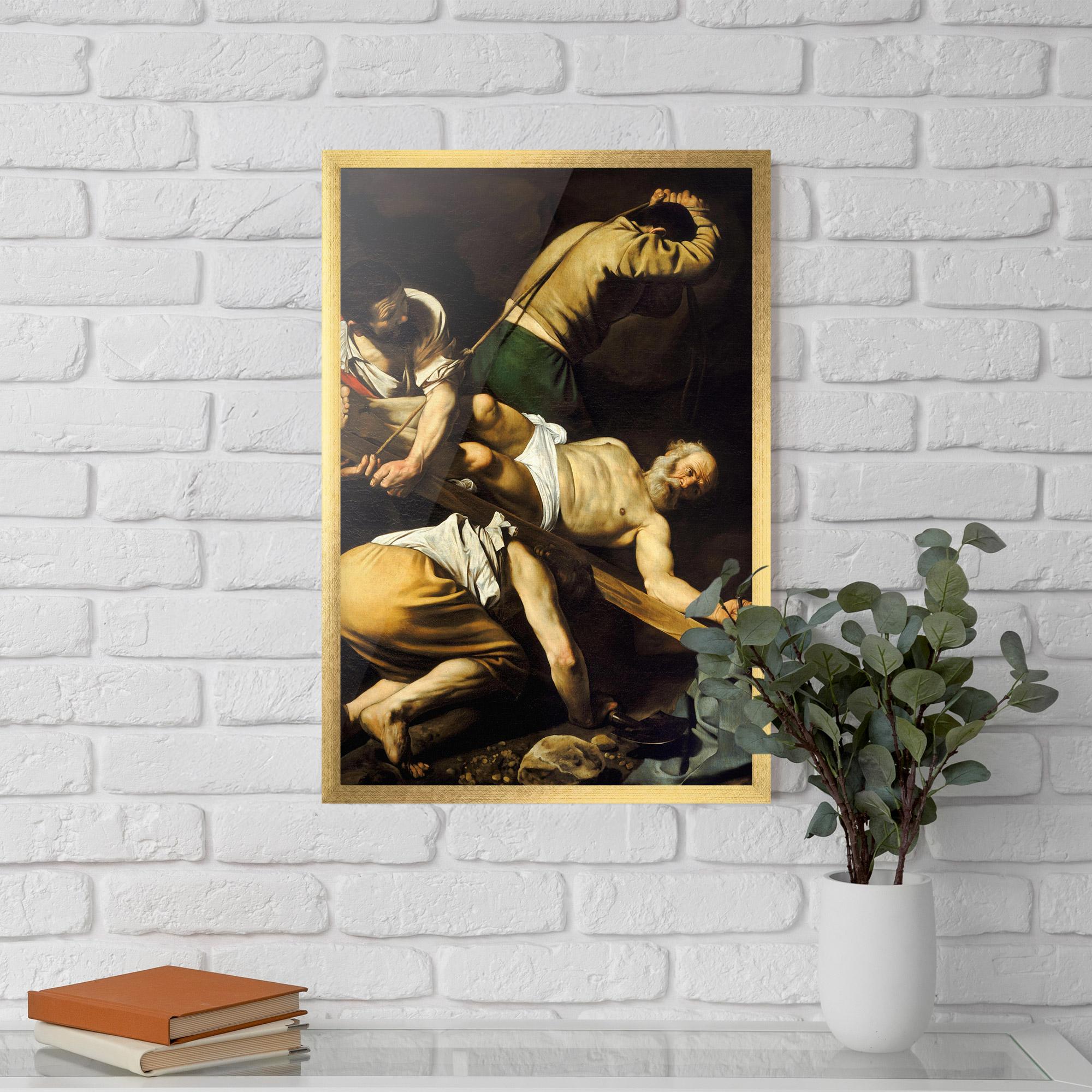 Gerahmte Poster Crucifixion Of Saint Peter mockup 5