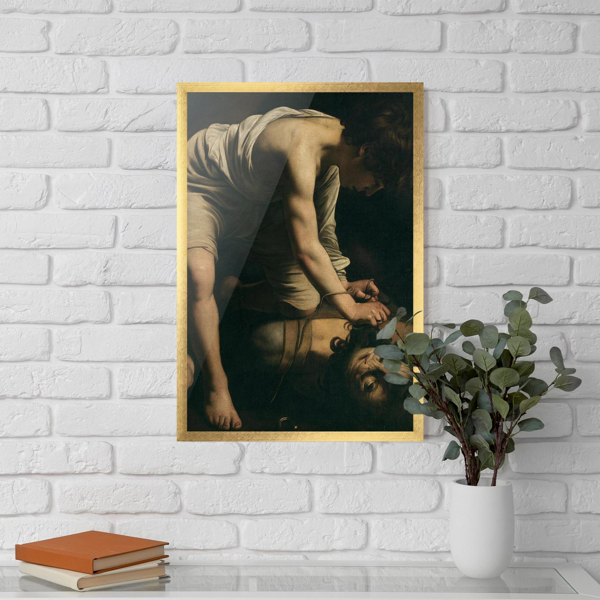 Gerahmte Poster David And Goliath mockup 5