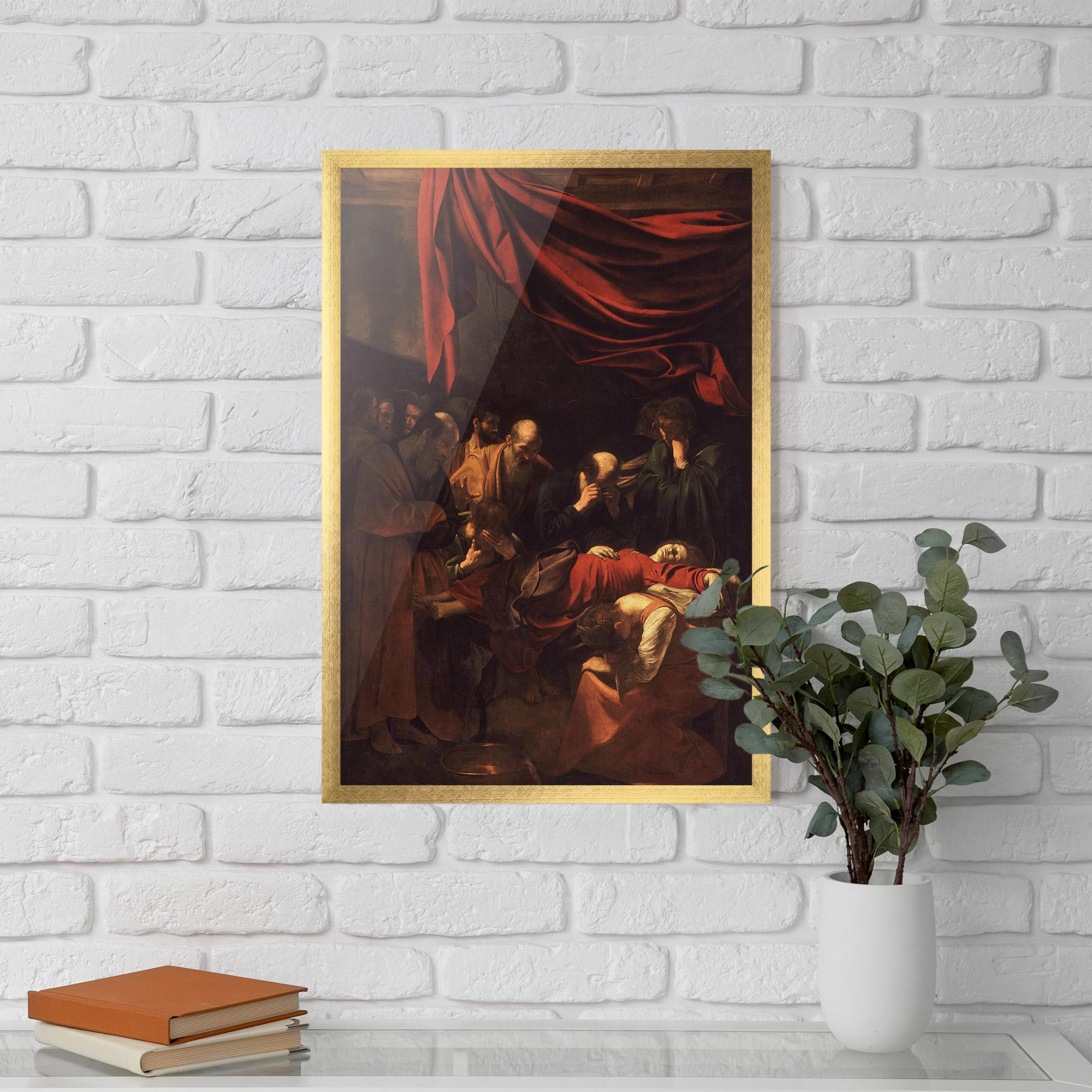 Gerahmte Poster Death Of The Virgin mockup 5