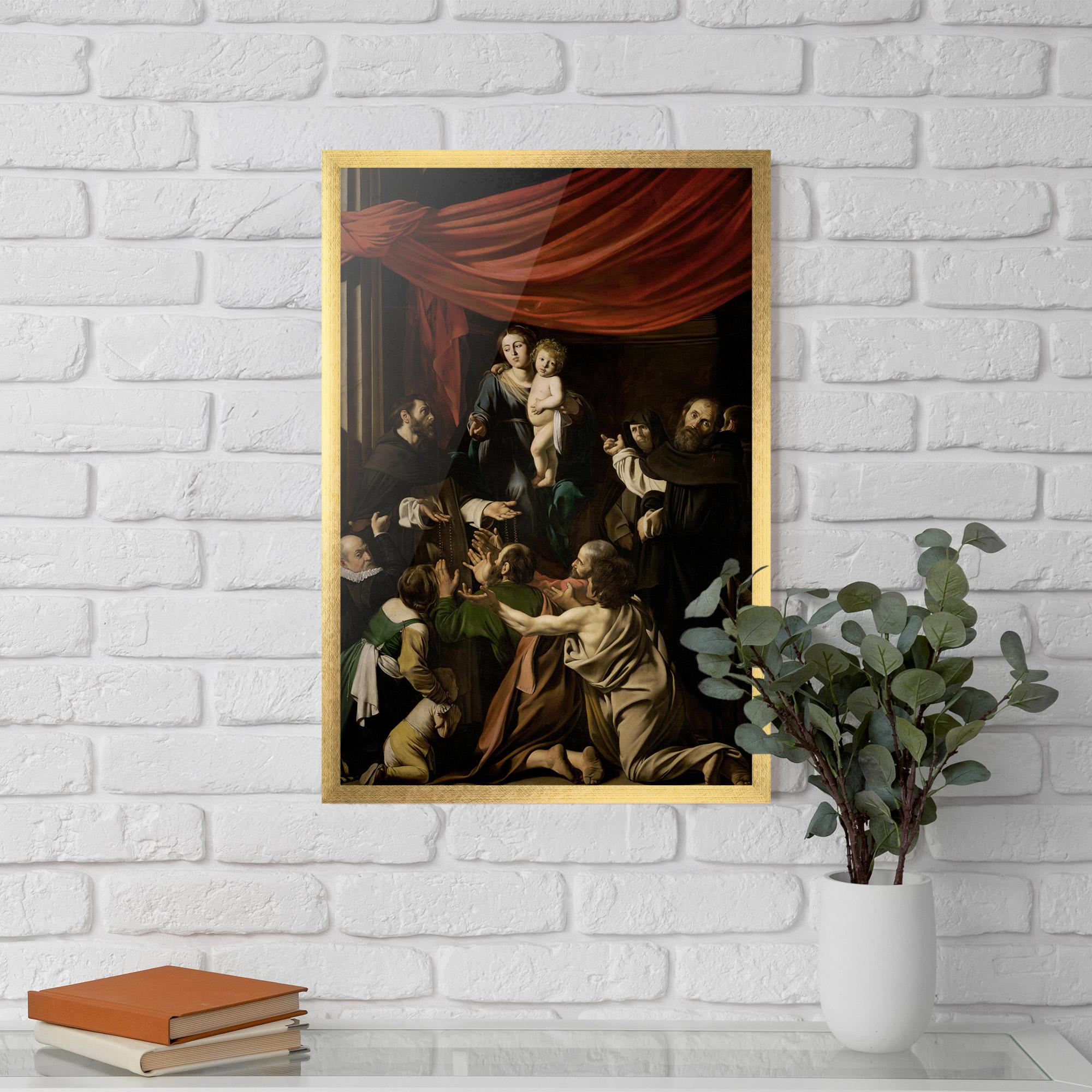 Gerahmte Poster Madonna Of The Rosary mockup 5