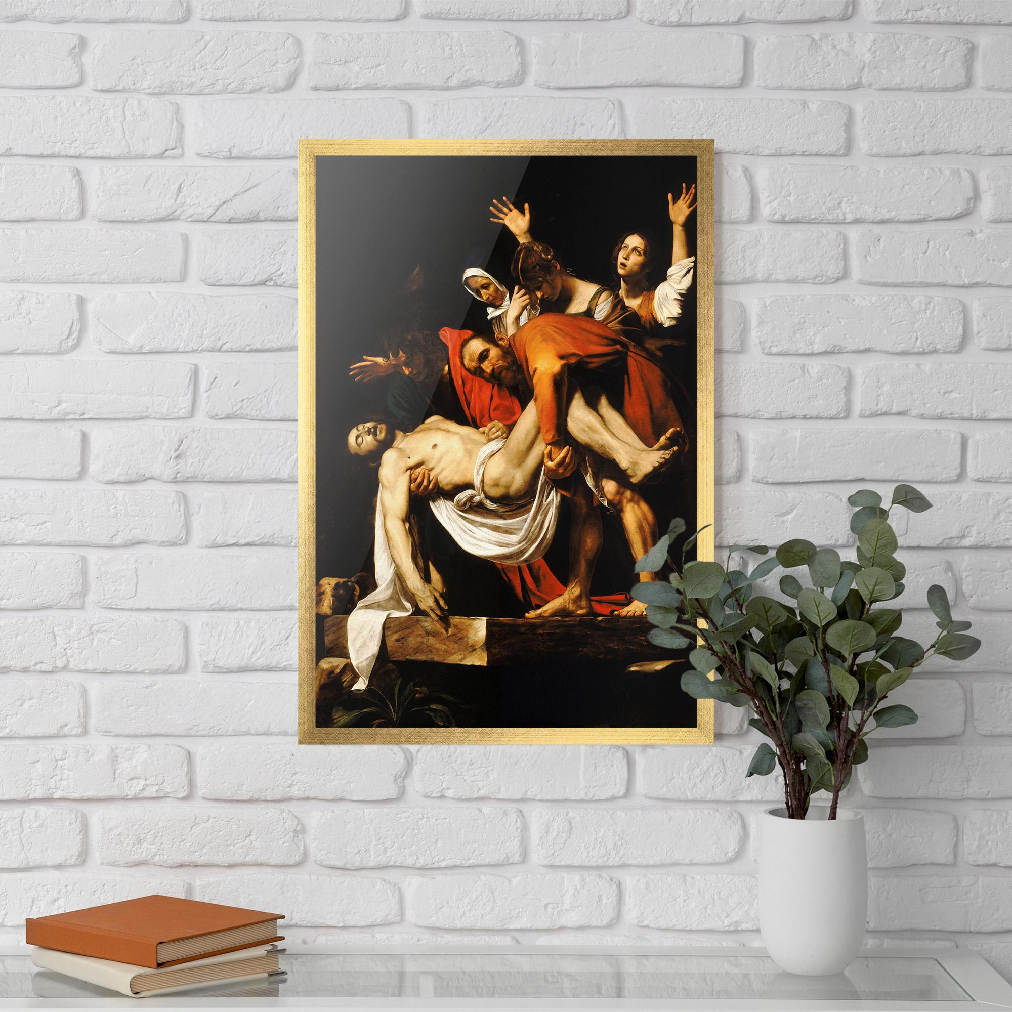 Gerahmte Poster The Entombment Of Christ mockup 5