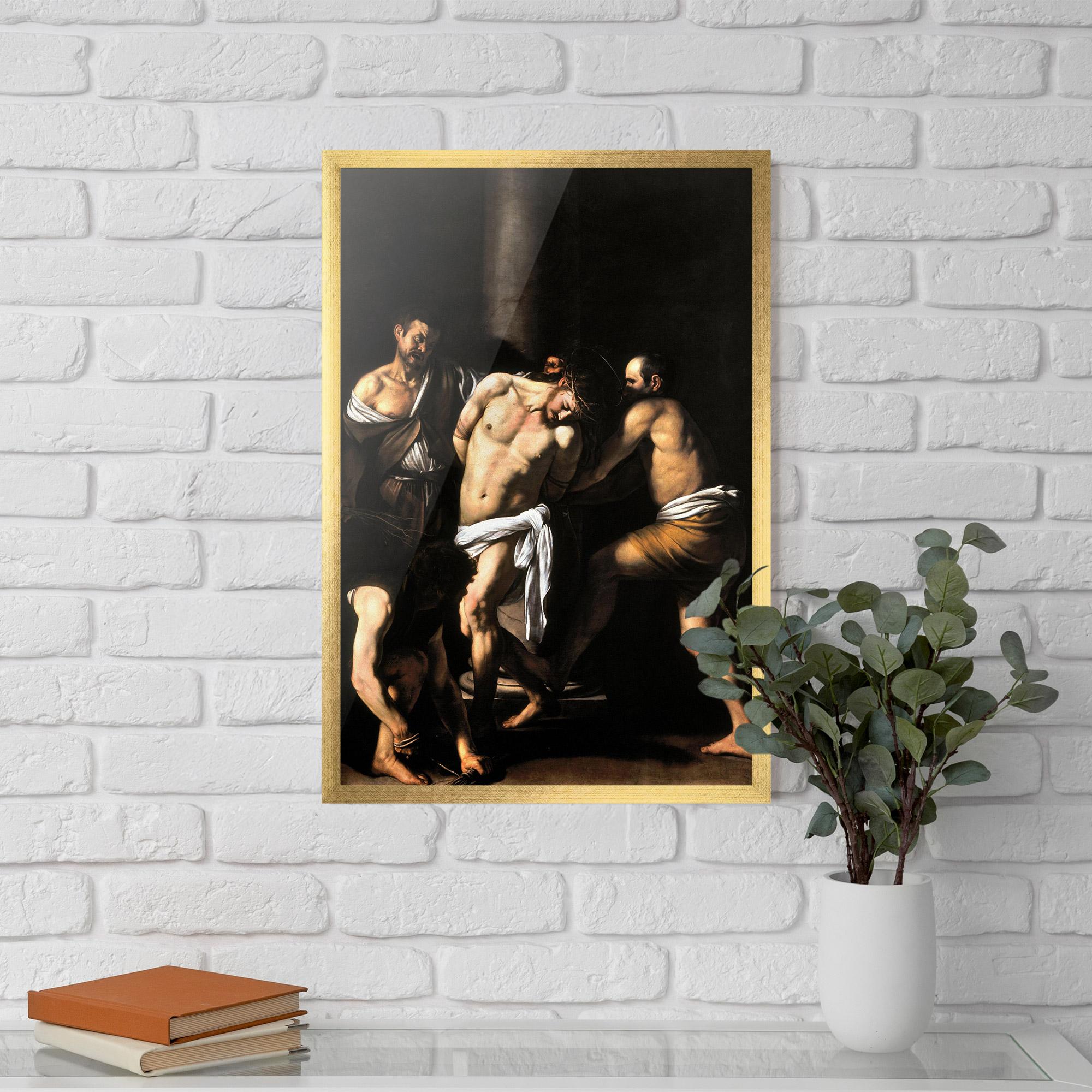 Gerahmte Poster The Flagellation Of Christ mockup 5