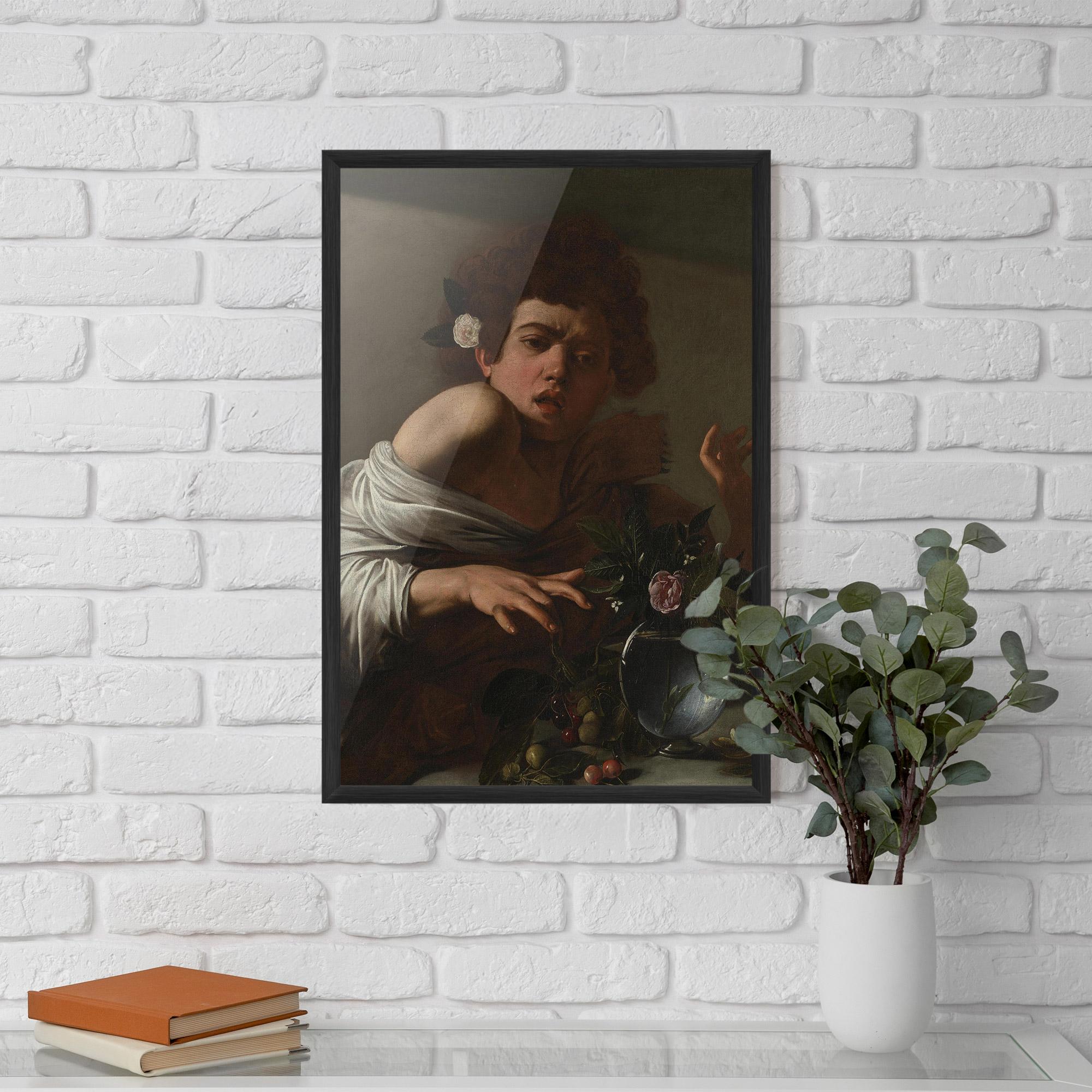 Gerahmte Poster Boy Bitten By A Lizard mockup 5