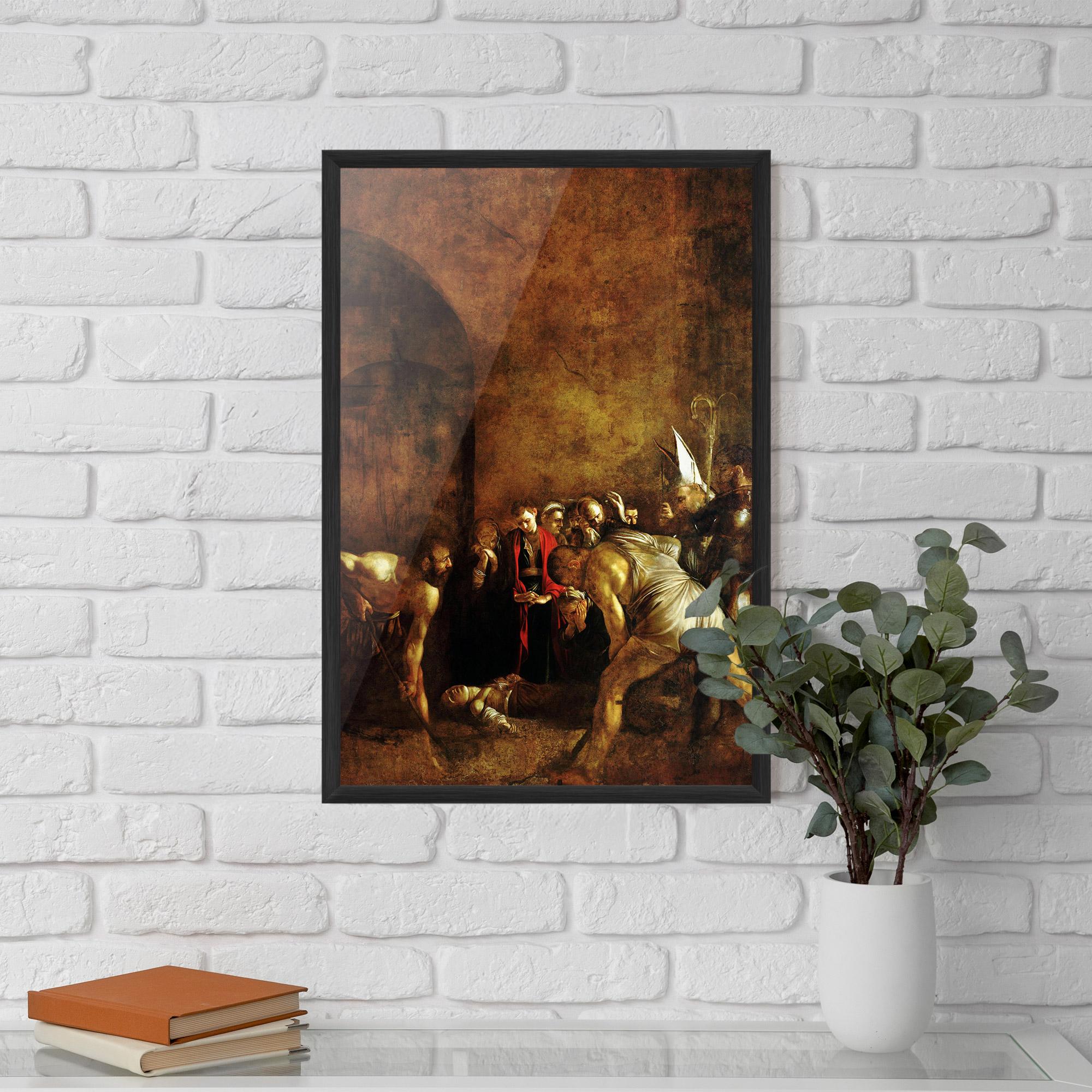 Gerahmte Poster Burial Of Saint Lucy mockup 5