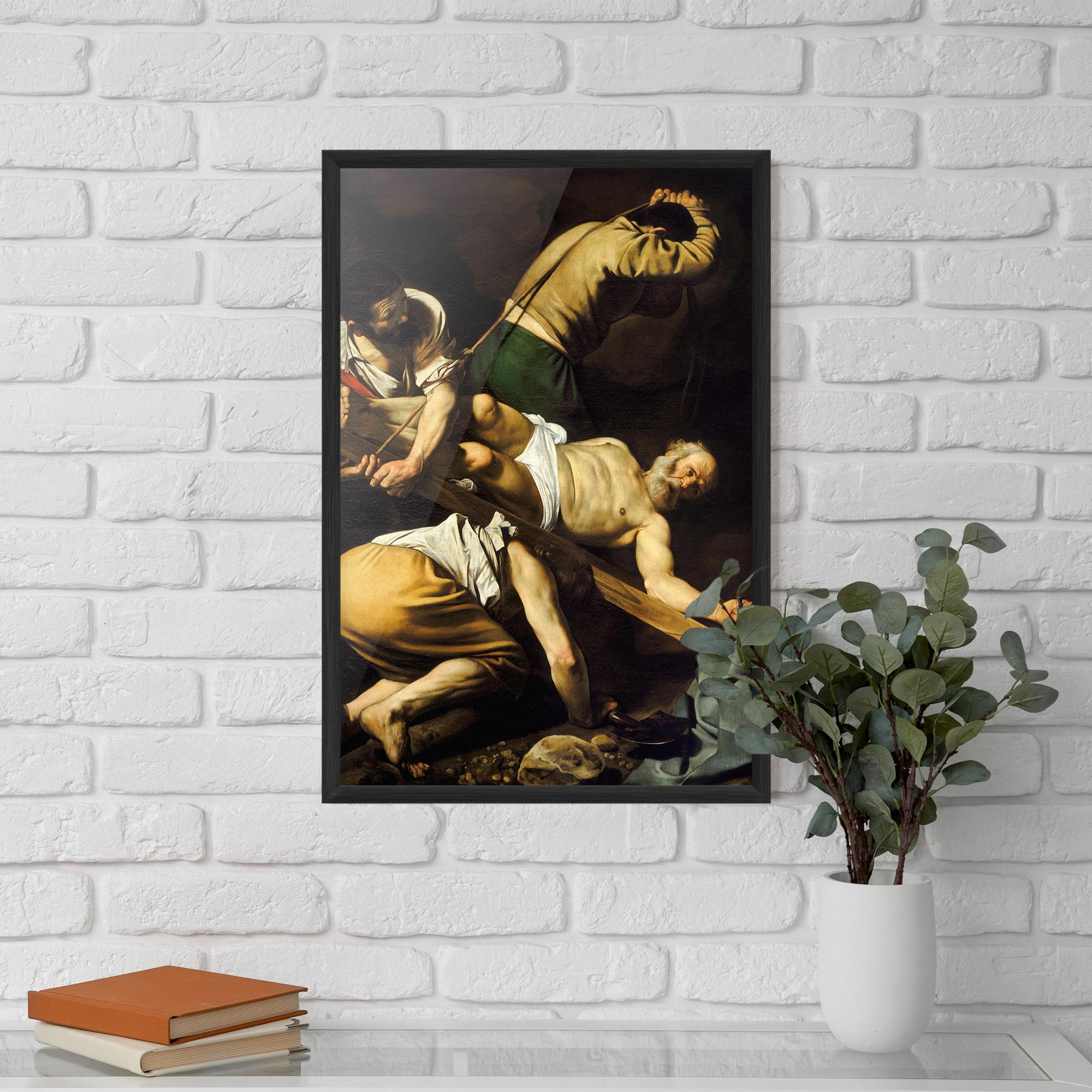 Gerahmte Poster Crucifixion Of Saint Peter mockup 5