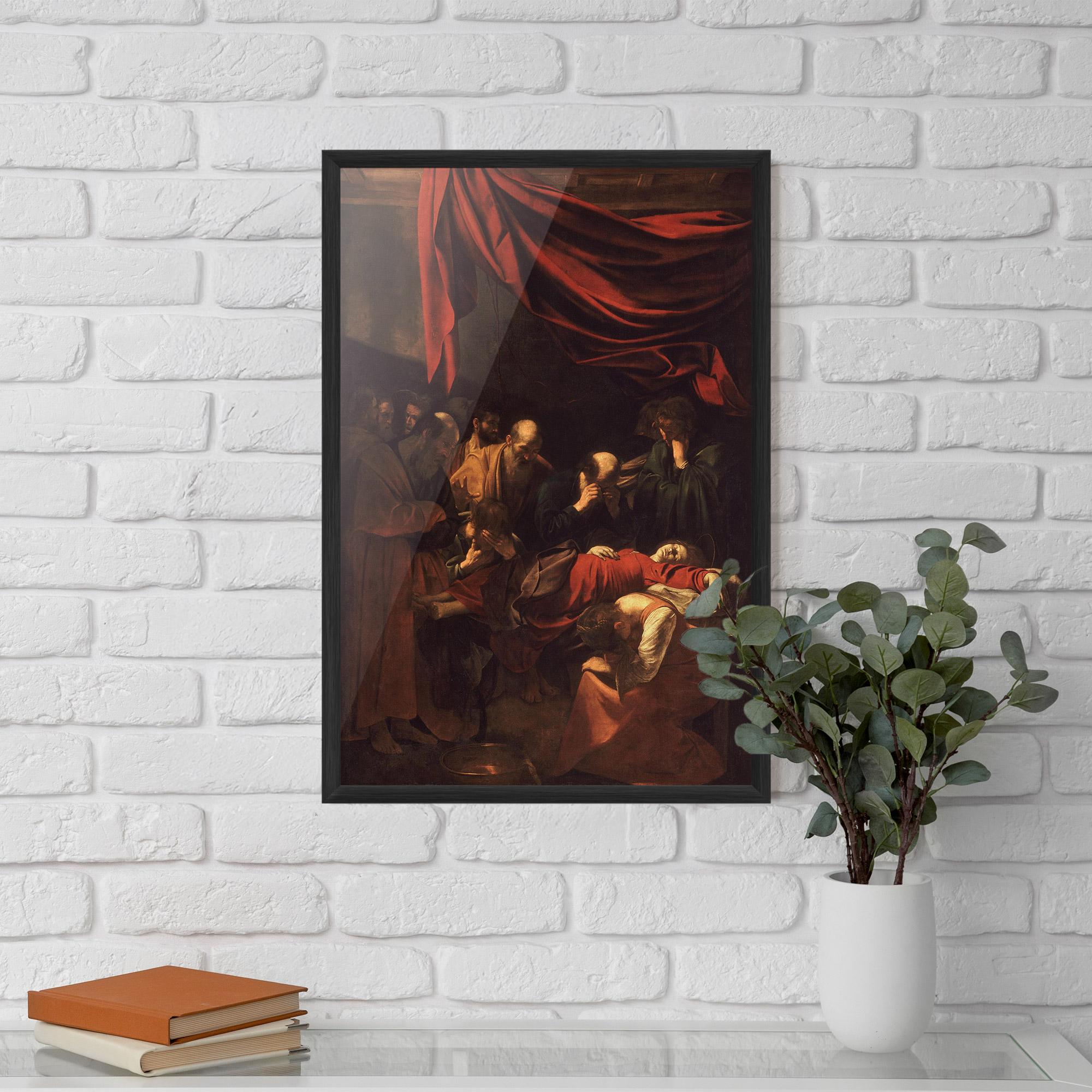 Gerahmte Poster Death Of The Virgin mockup 5