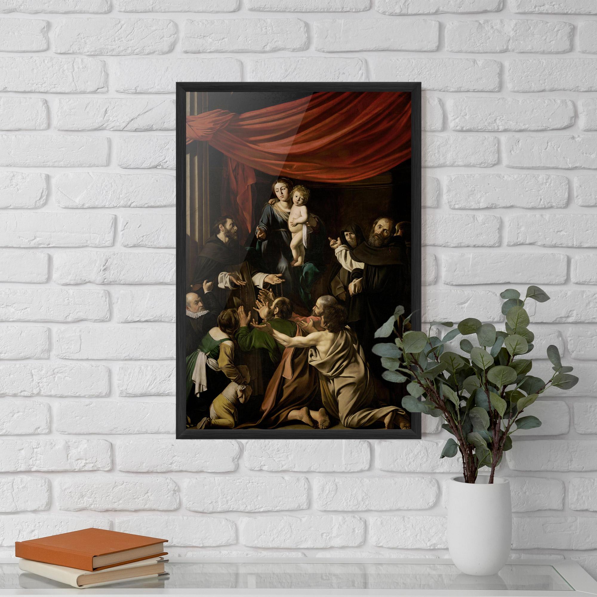 Gerahmte Poster Madonna Of The Rosary mockup 5