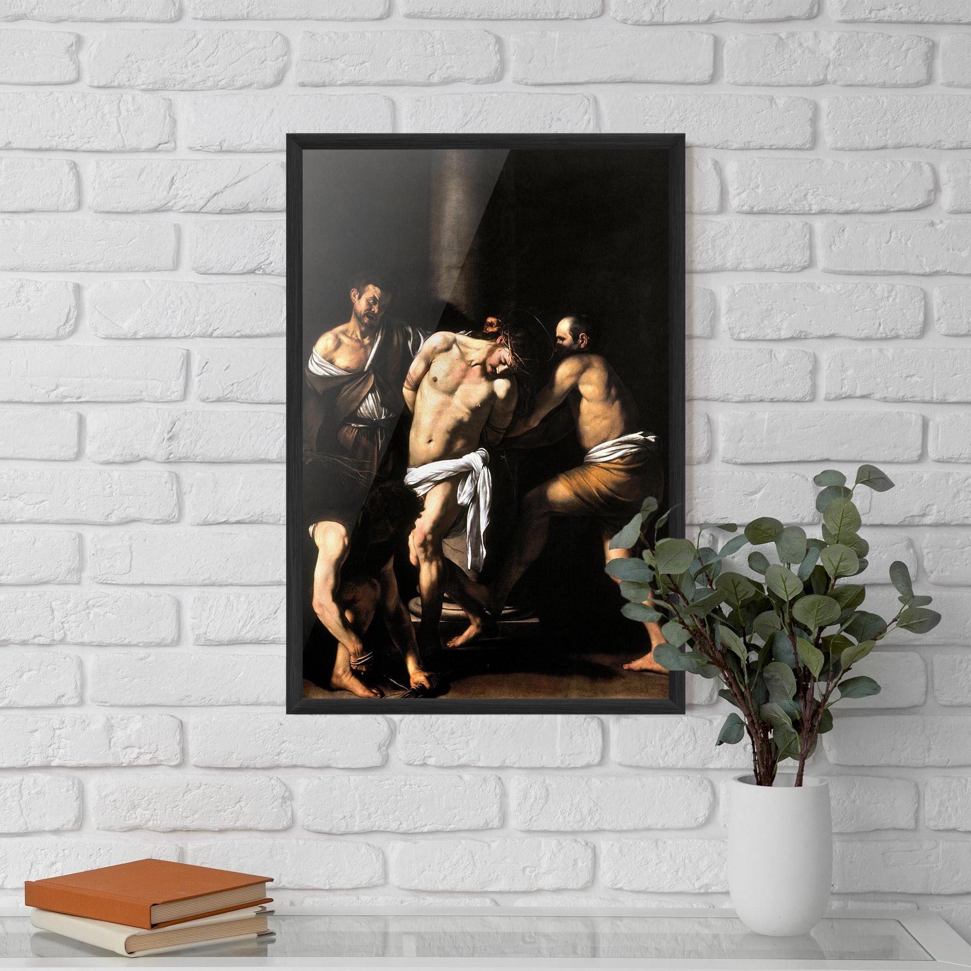 Gerahmte Poster The Flagellation Of Christ mockup 5