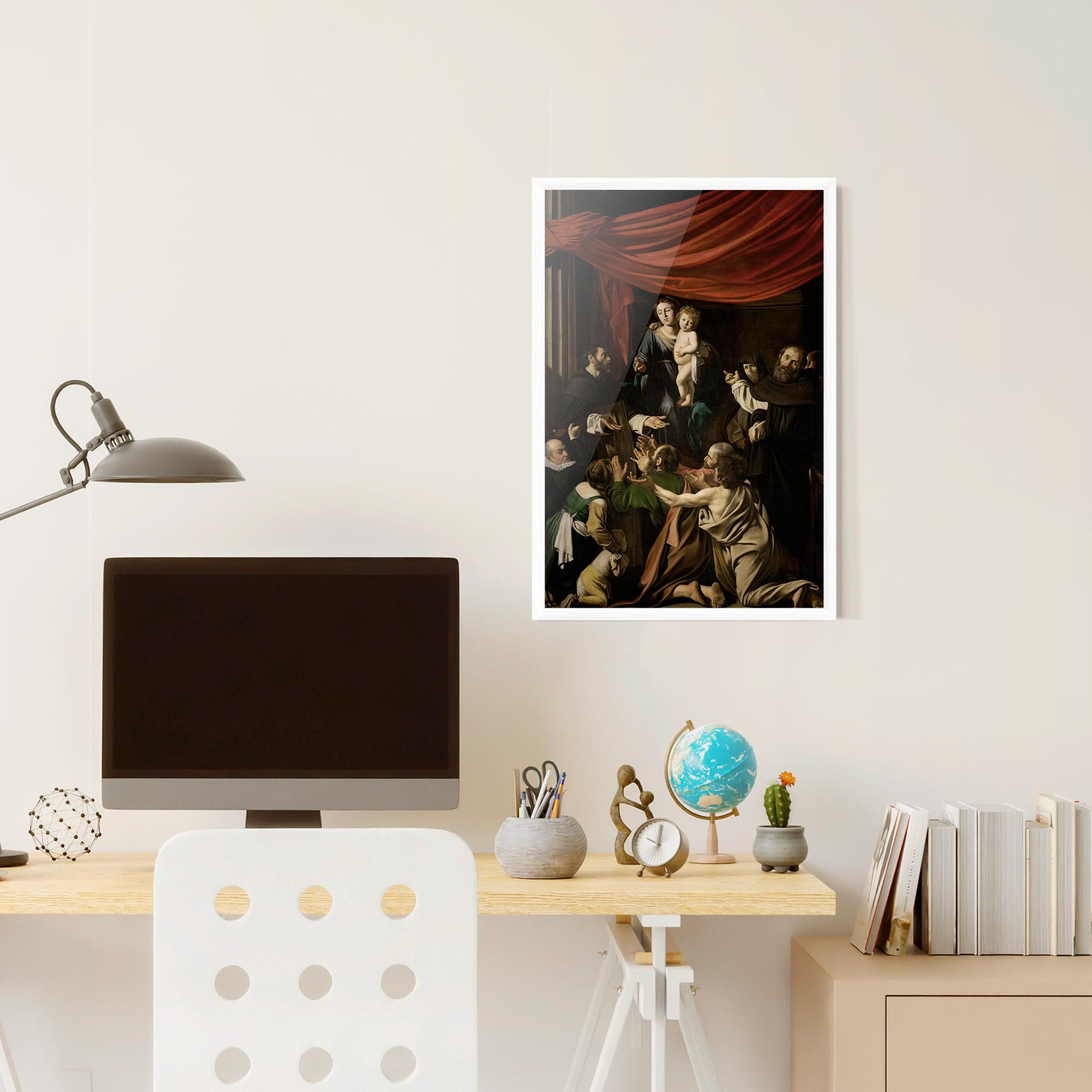 Gerahmte Poster Madonna Of The Rosary mockup 6