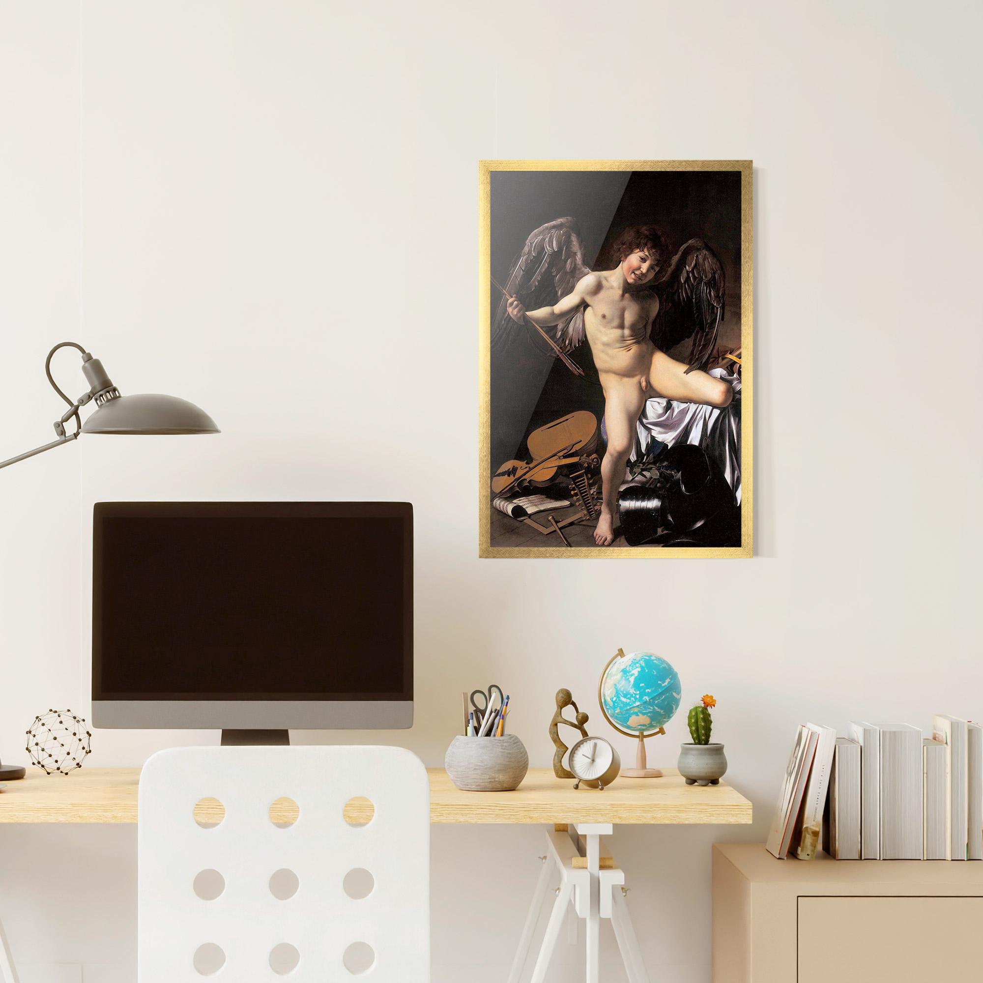 Gerahmte Poster Amor Vincet Omnia mockup 6