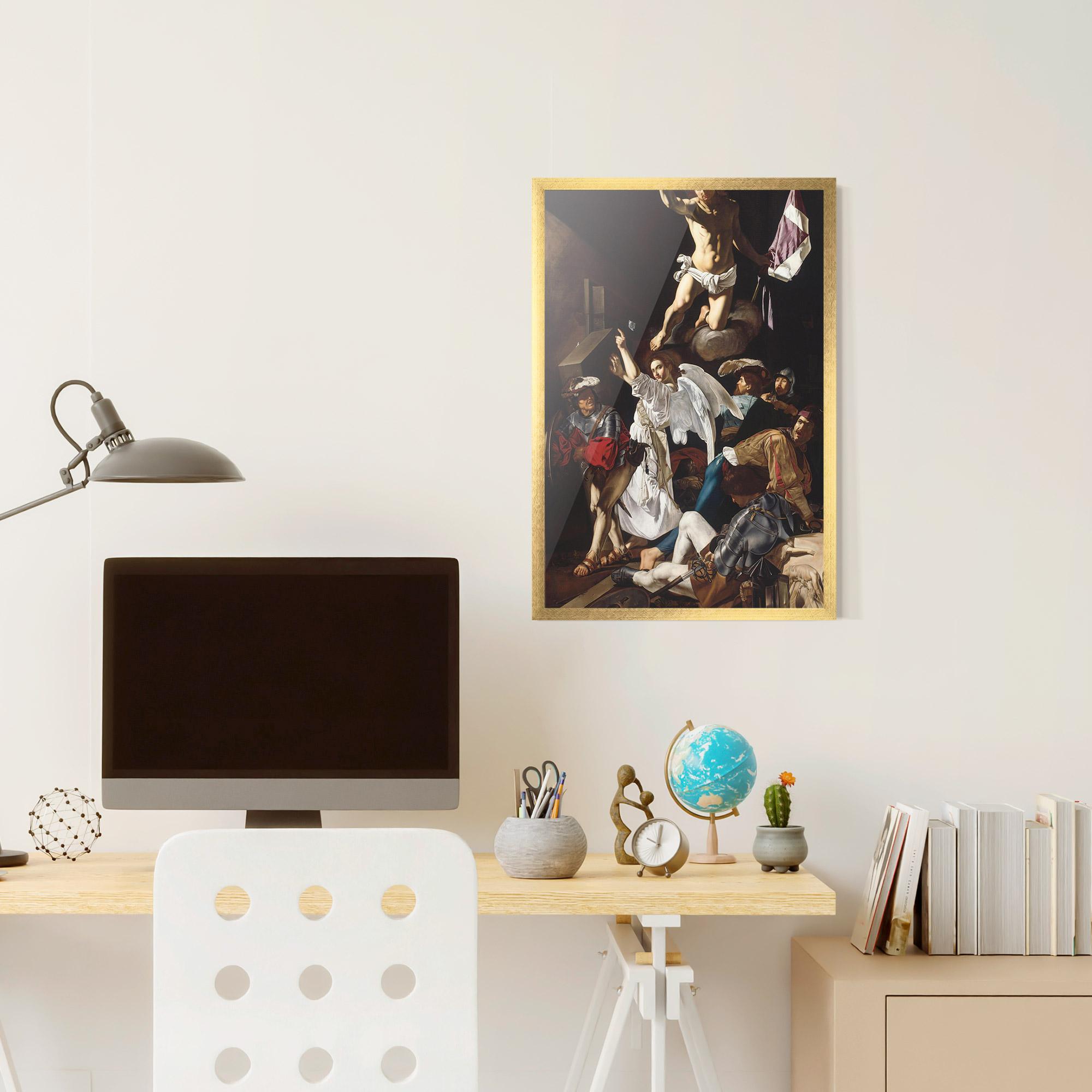 Gerahmte Poster Resurrection mockup 6