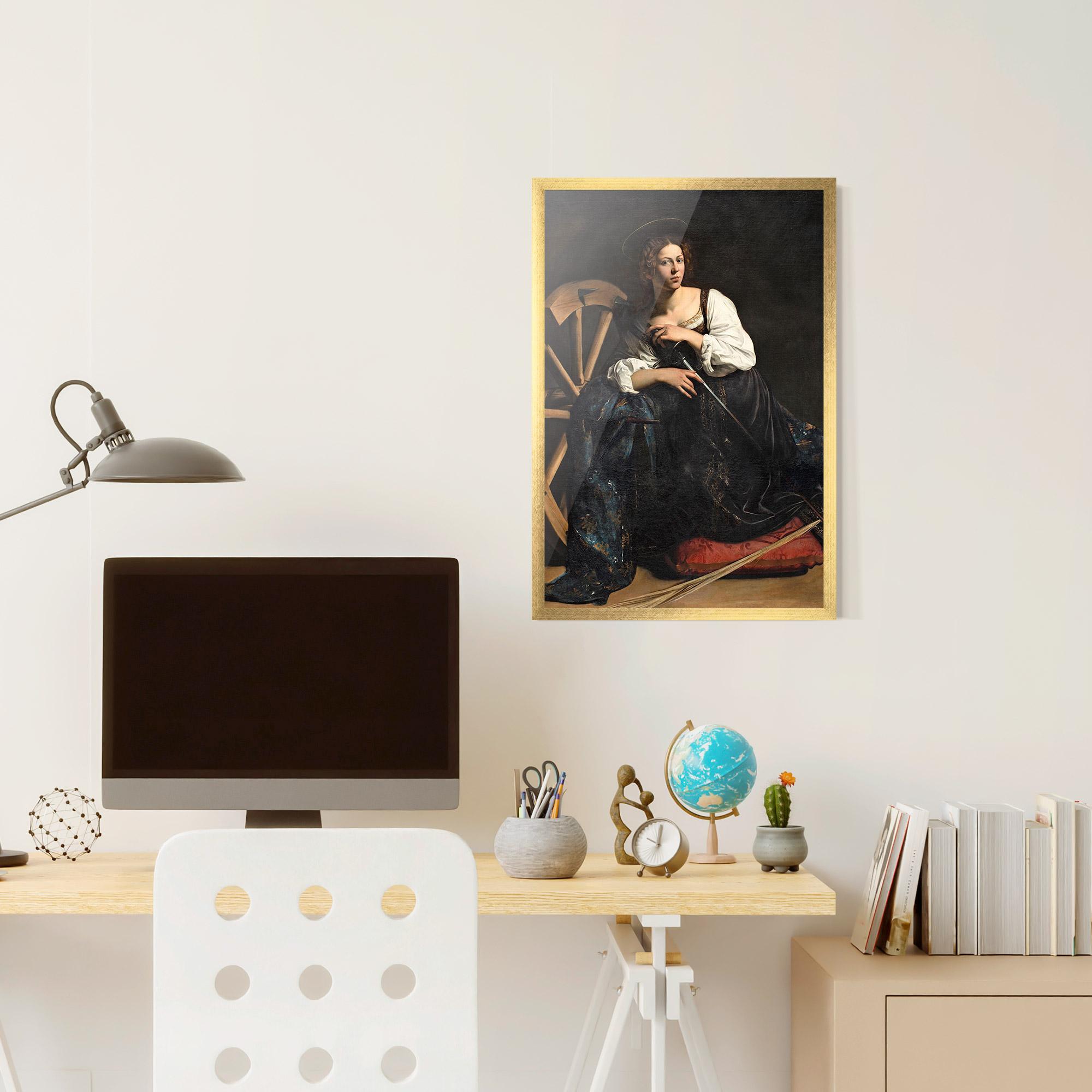 Gerahmte Poster Saint Catherine Of Alexandria mockup 6