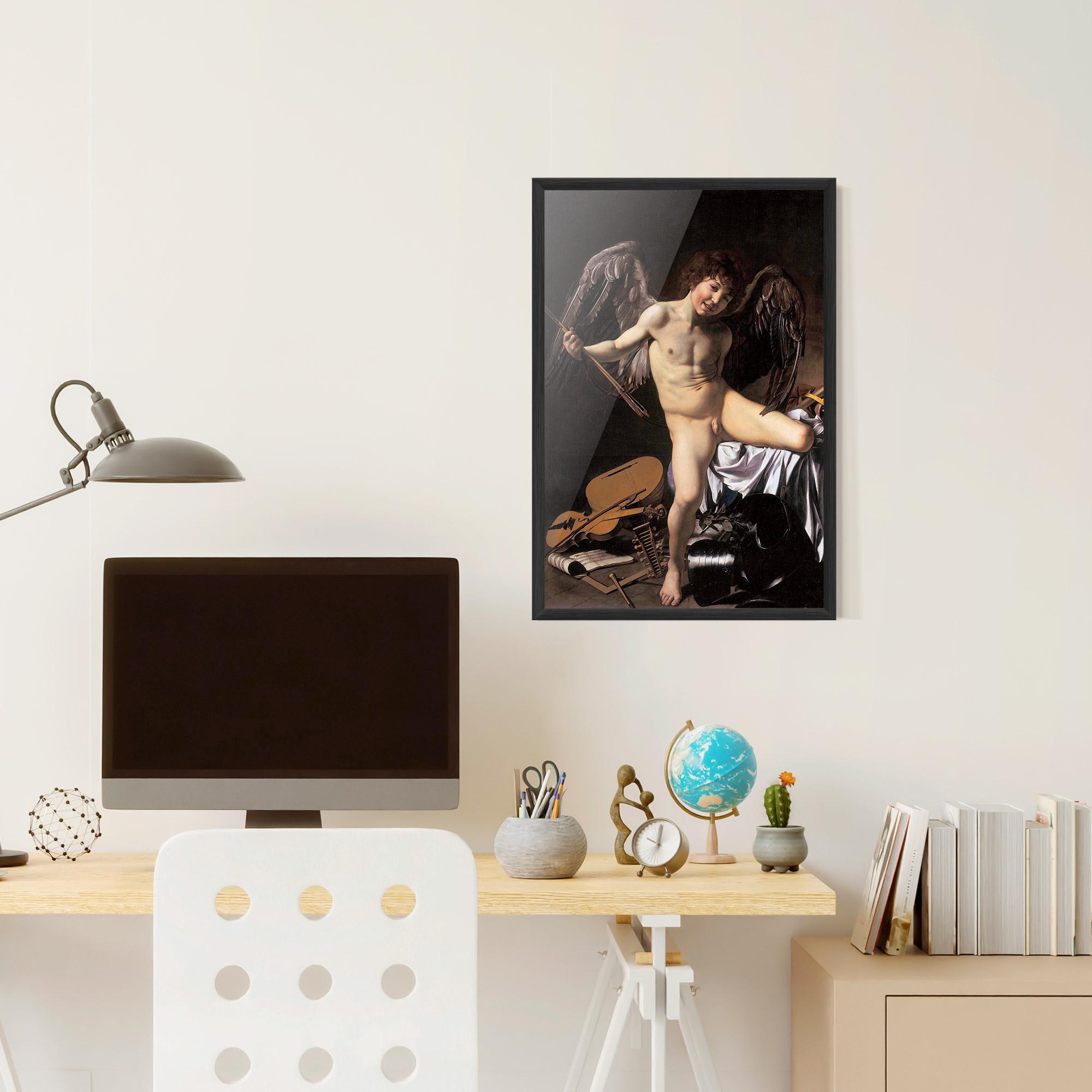 Gerahmte Poster Amor Vincet Omnia mockup 6