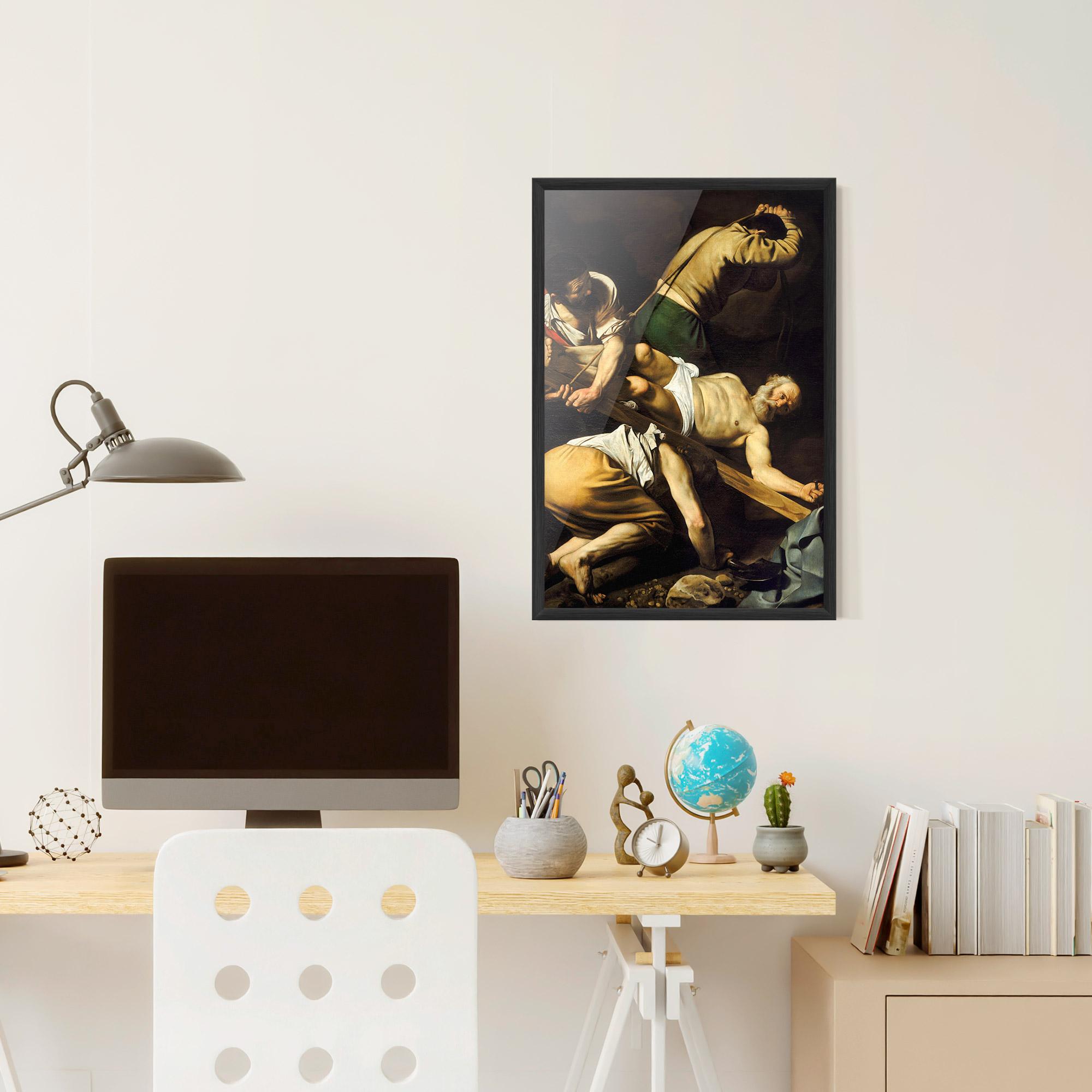 Gerahmte Poster Crucifixion Of Saint Peter mockup 6