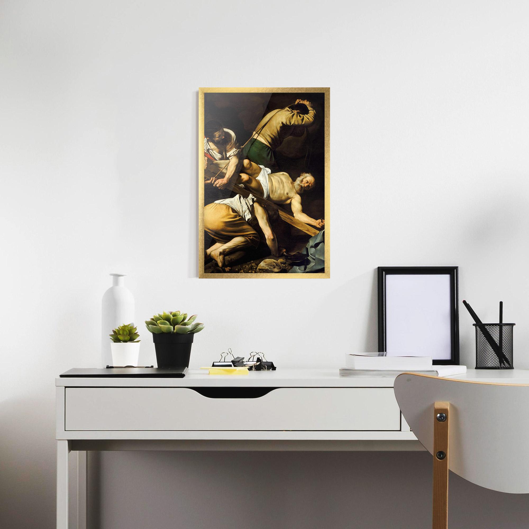 Gerahmte Poster Crucifixion Of Saint Peter mockup 7