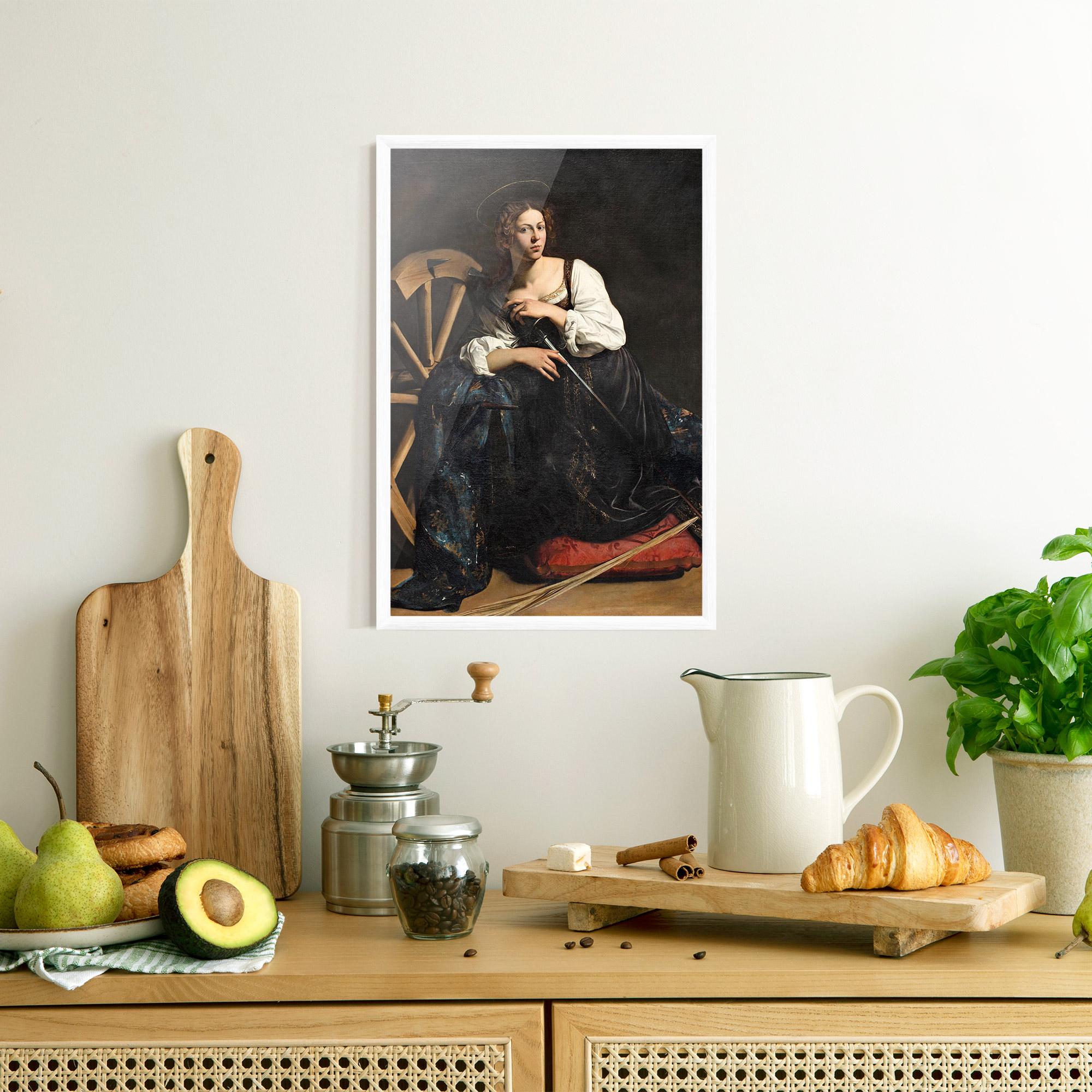 Gerahmte Poster Saint Catherine Of Alexandria mockup 8
