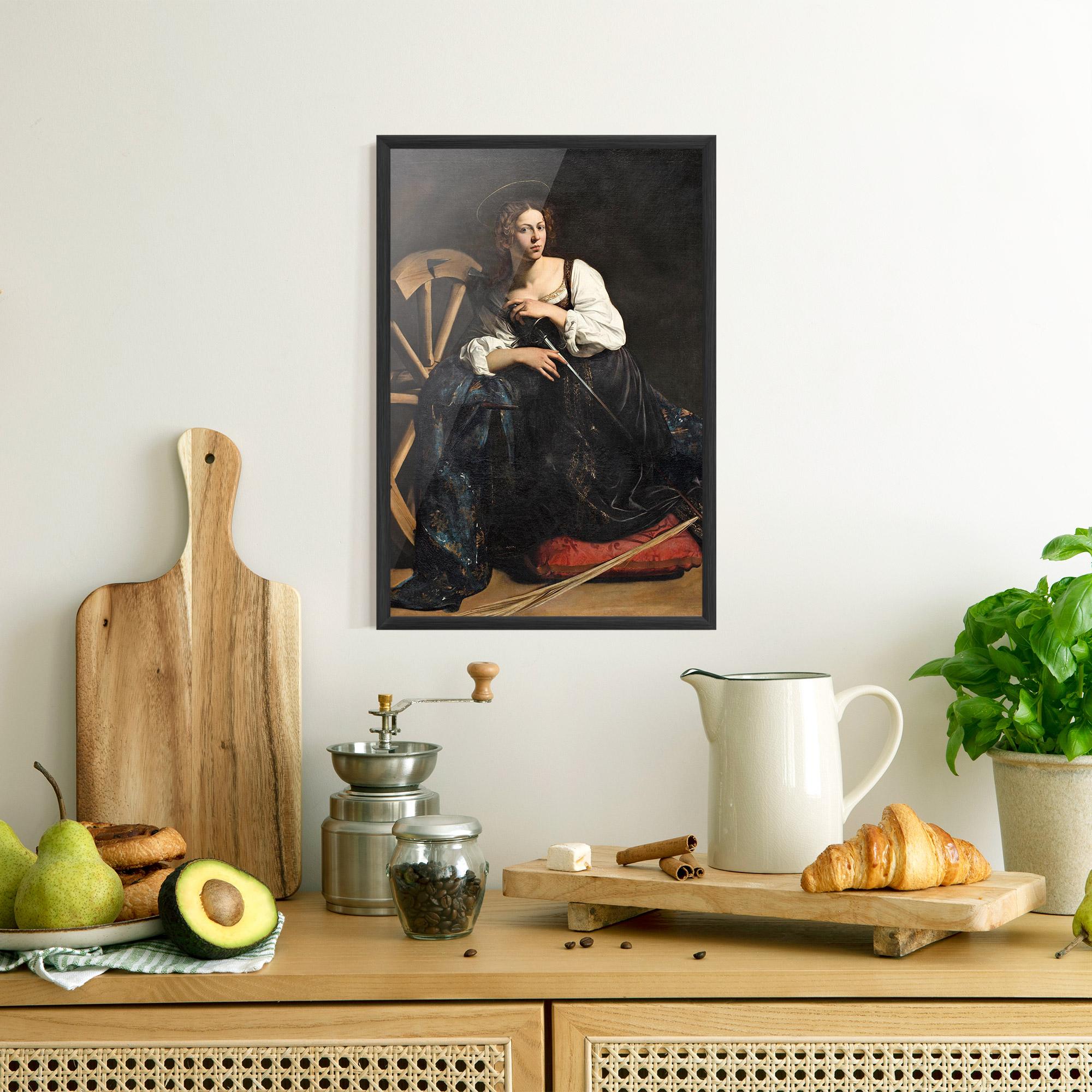 Gerahmte Poster Saint Catherine Of Alexandria mockup 8
