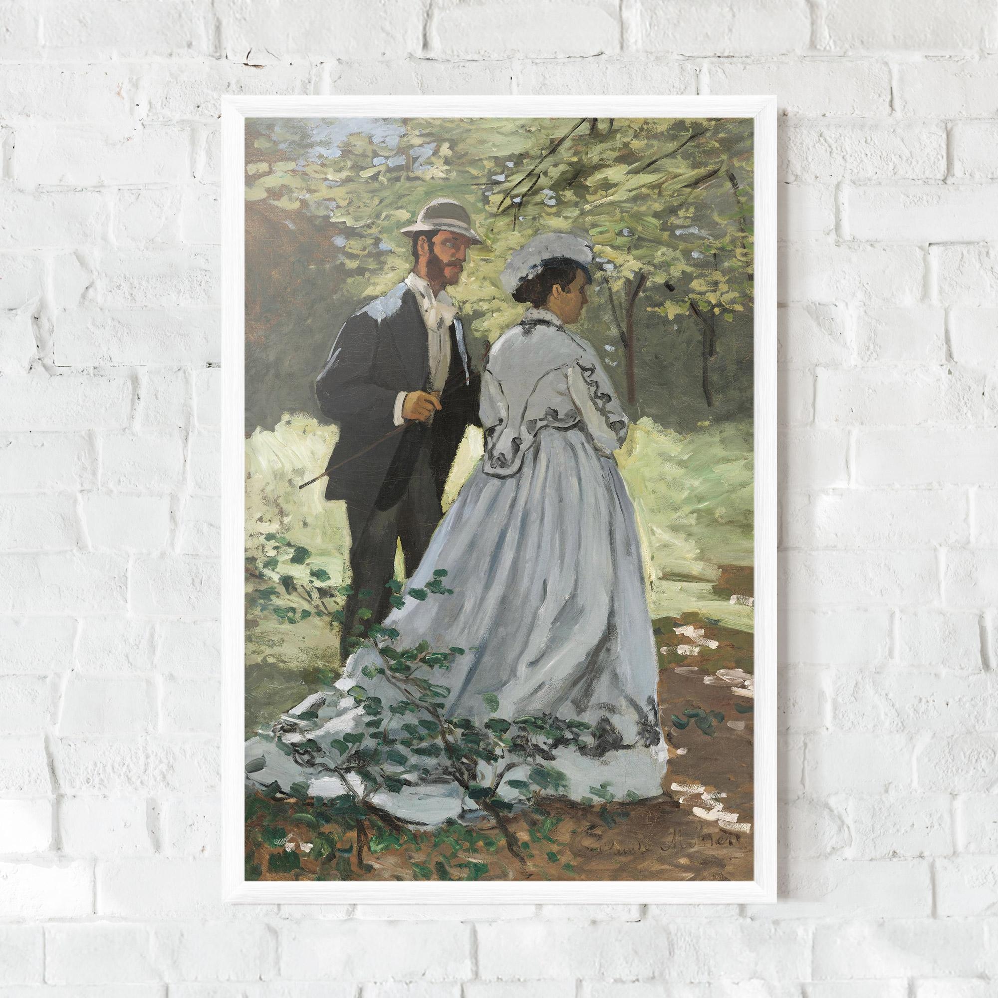 Gerahmte Poster Bazille And Camille mockup 0